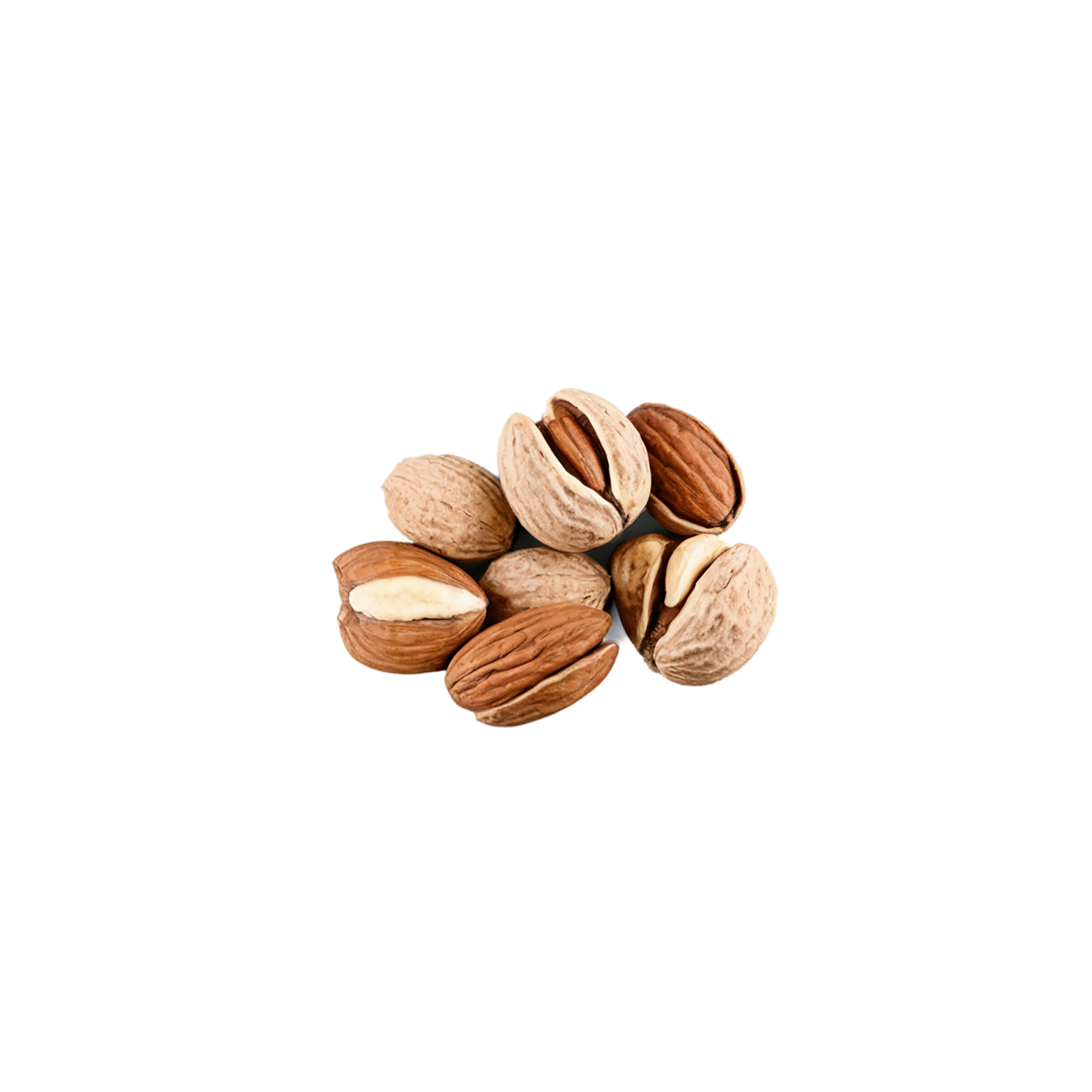 Nuts snacks isolated on transparent background #9255