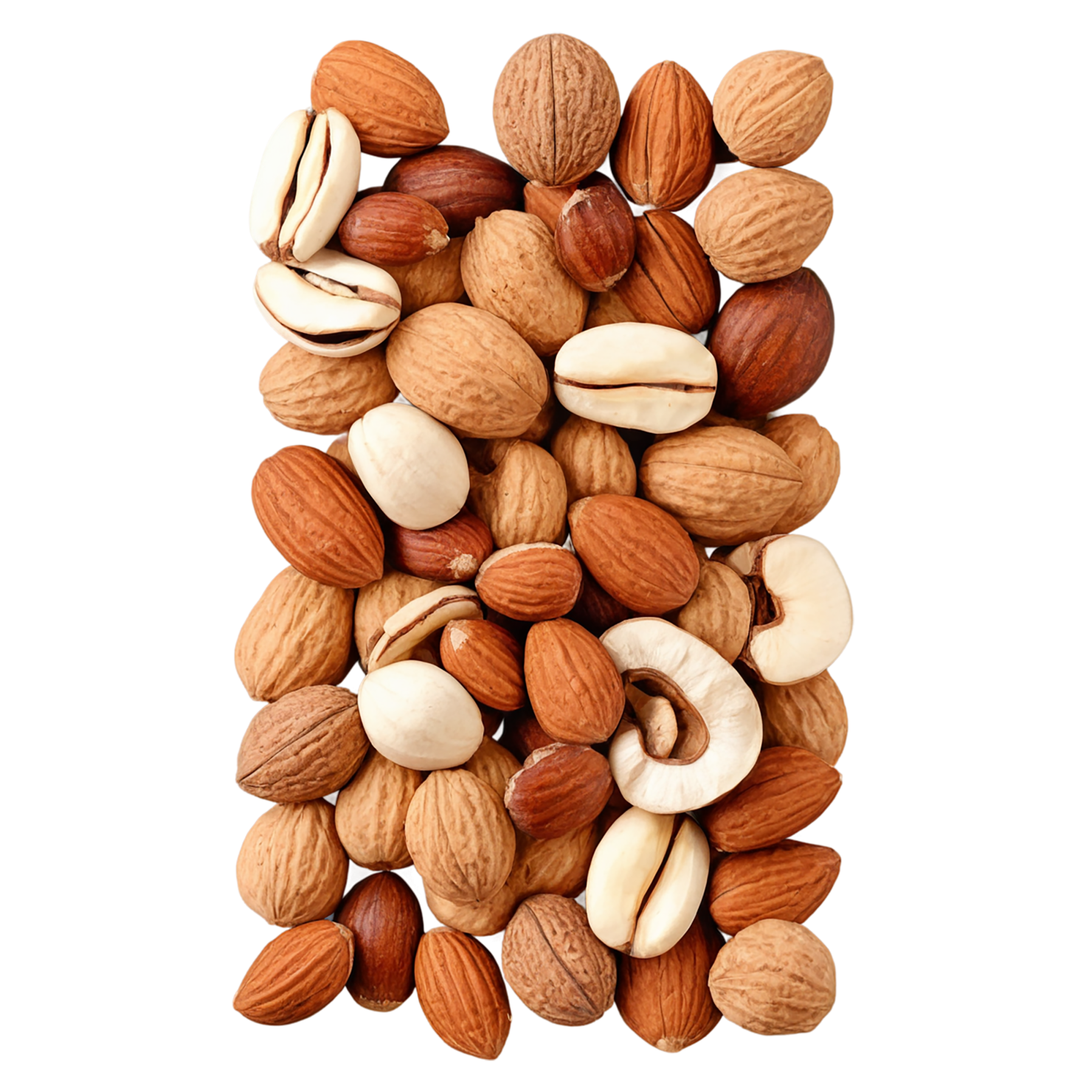 Nuts snacks isolated on transparent background #9261