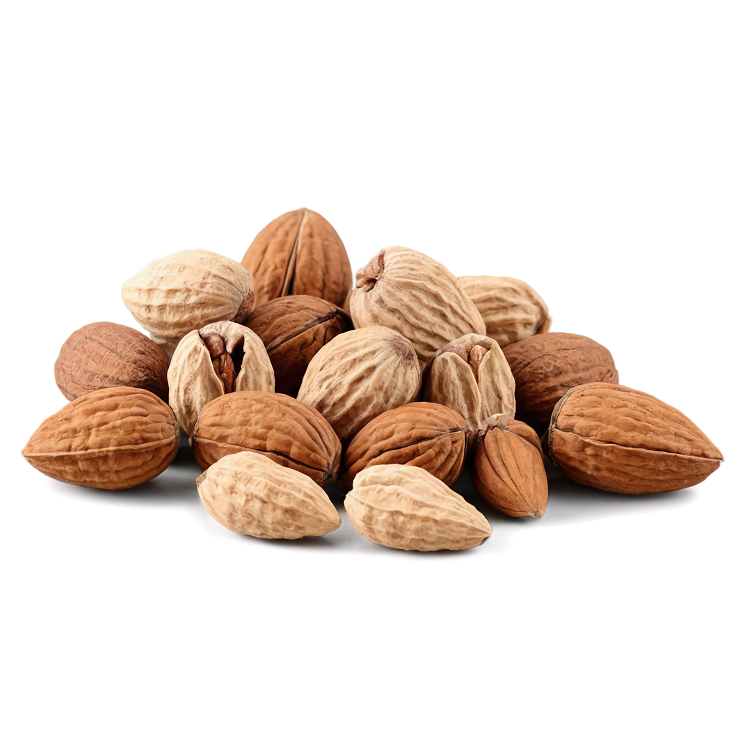Nuts snacks isolated on transparent background #9262