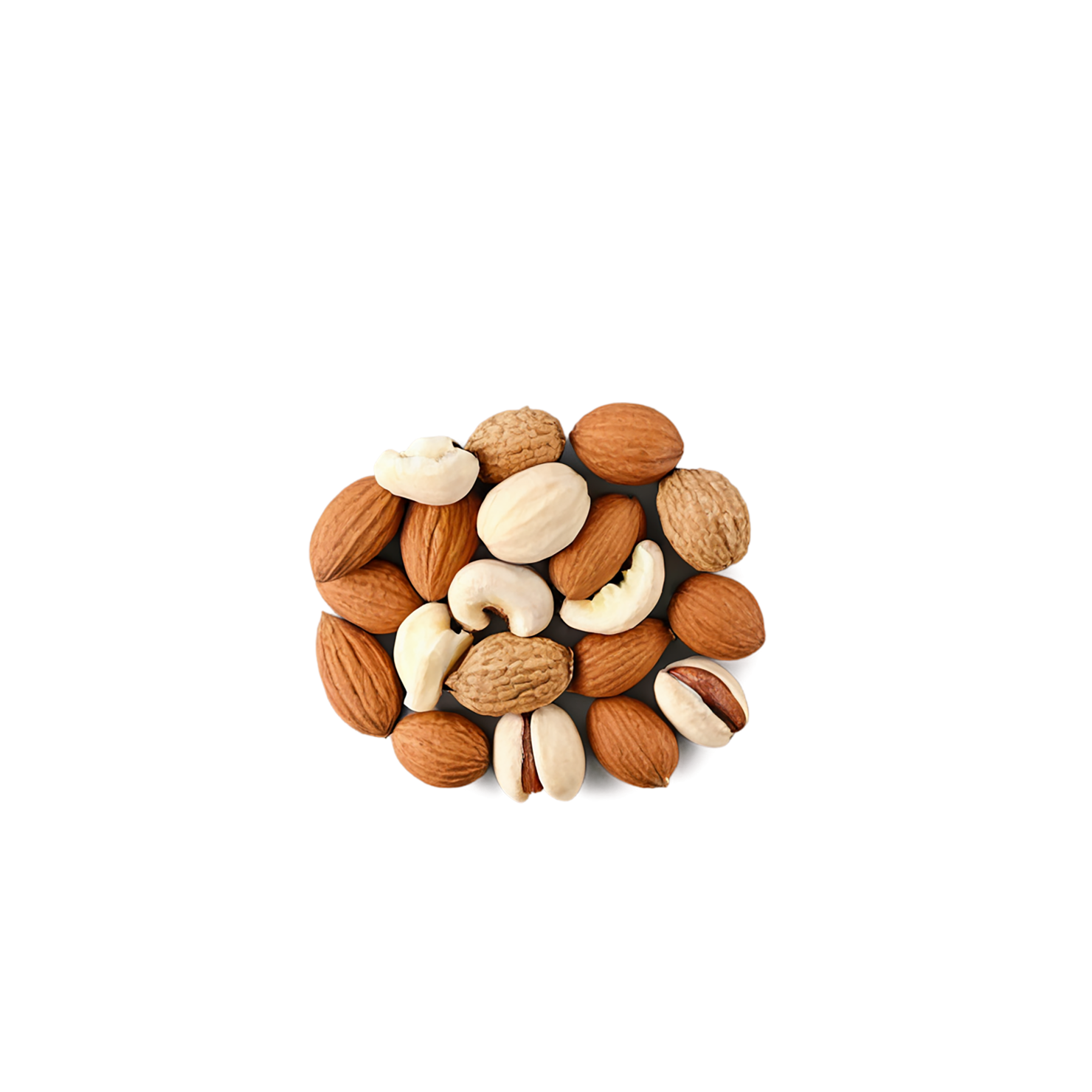 Nuts snacks isolated on transparent background #9269