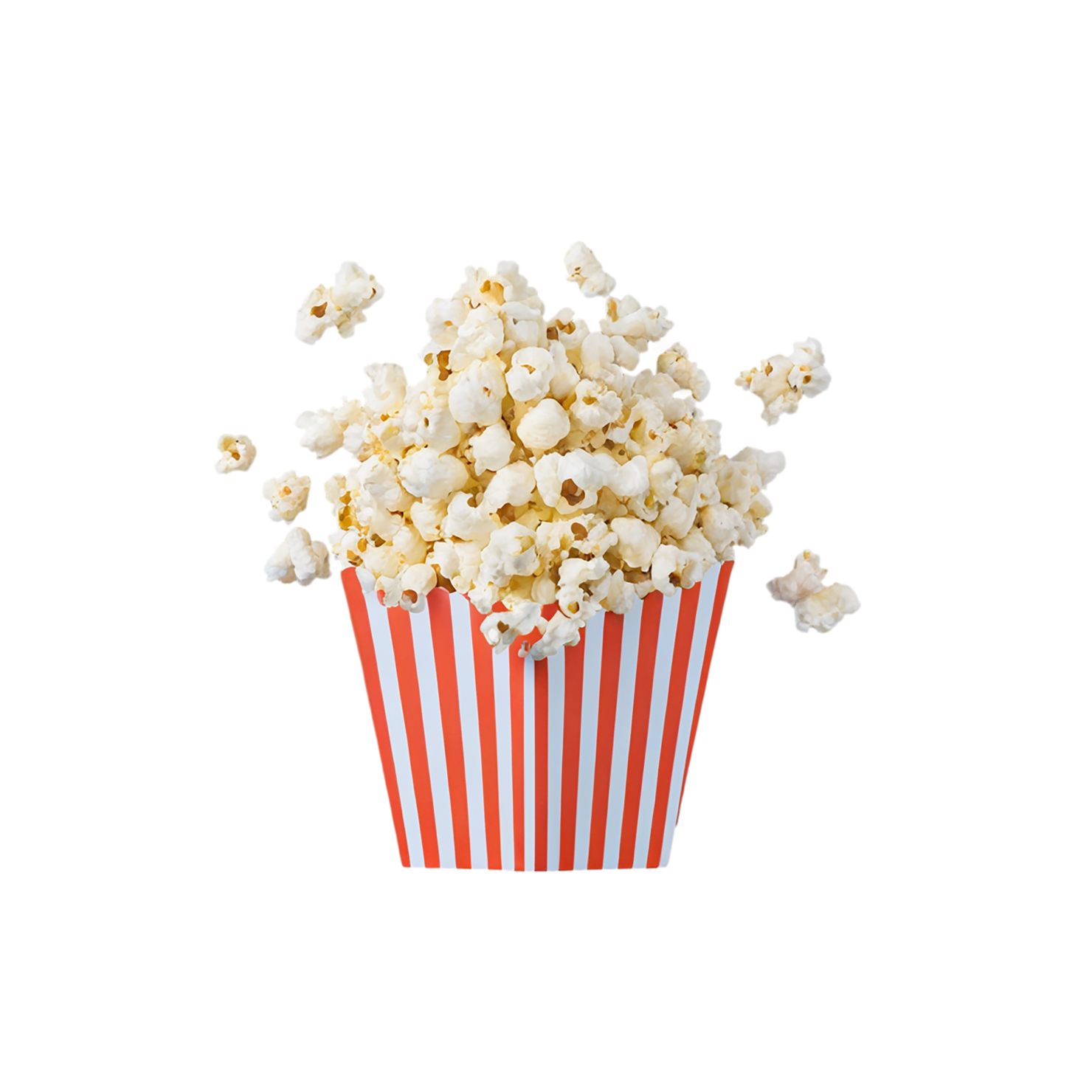 Popcorn snacks isolated on transparent background #9295