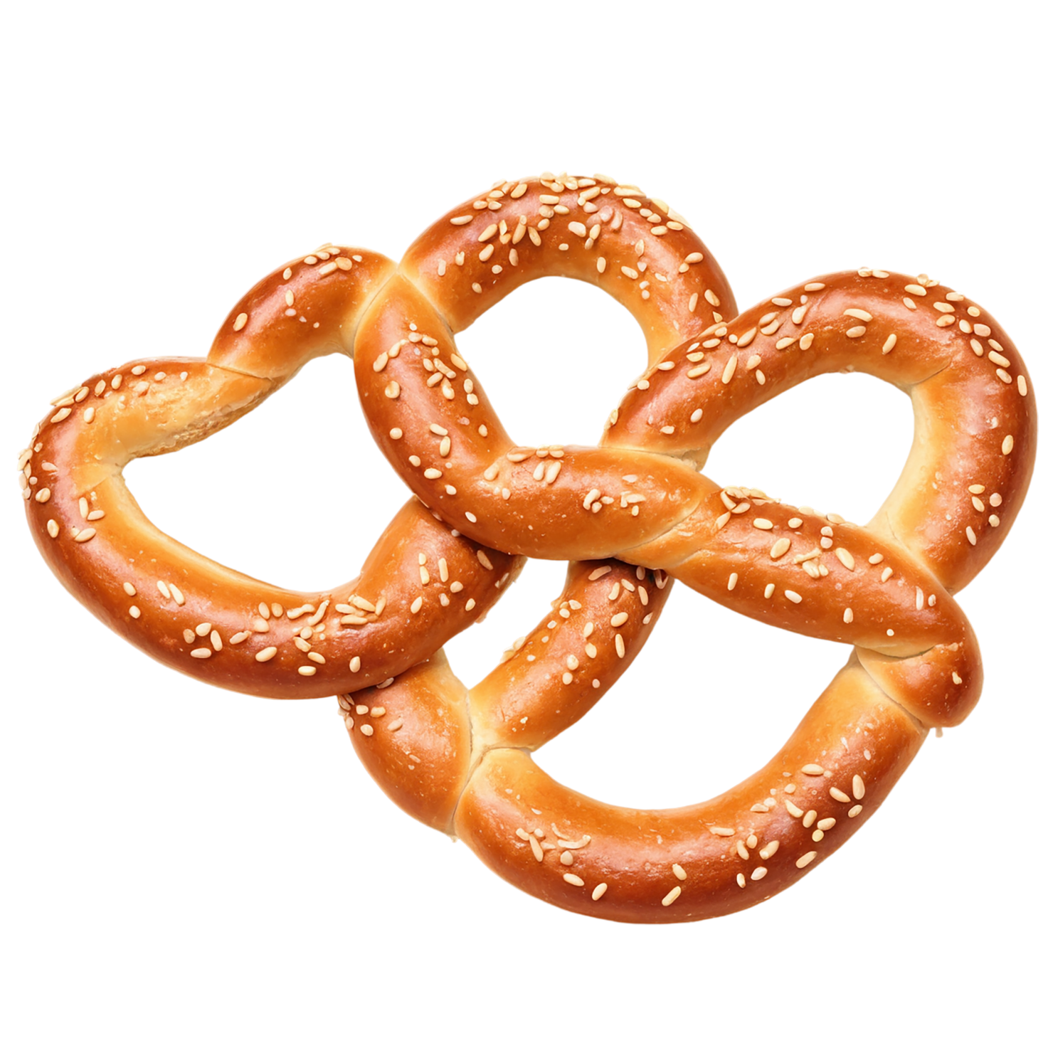 Pretzels snacks isolated on transparent background #9326