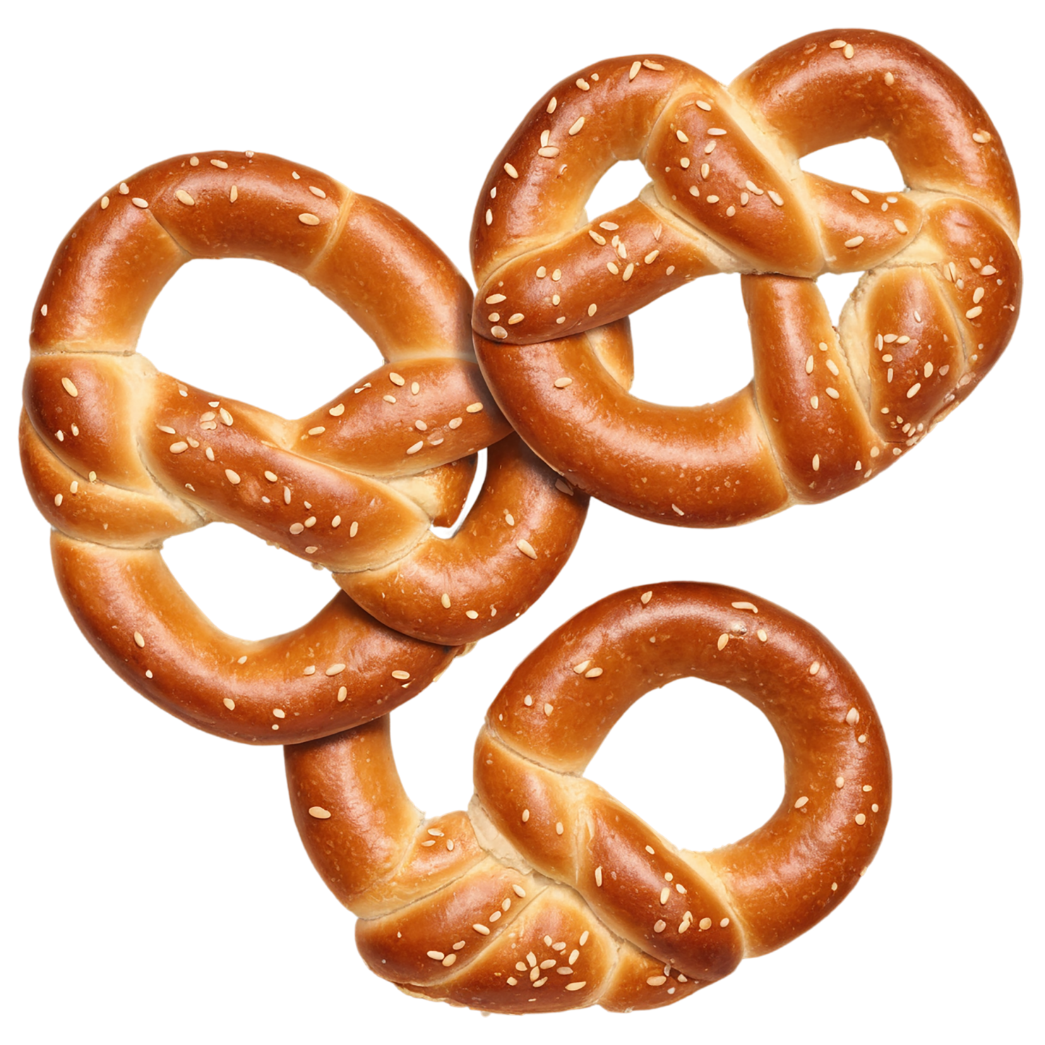 Pretzels snacks isolated on transparent background #9327