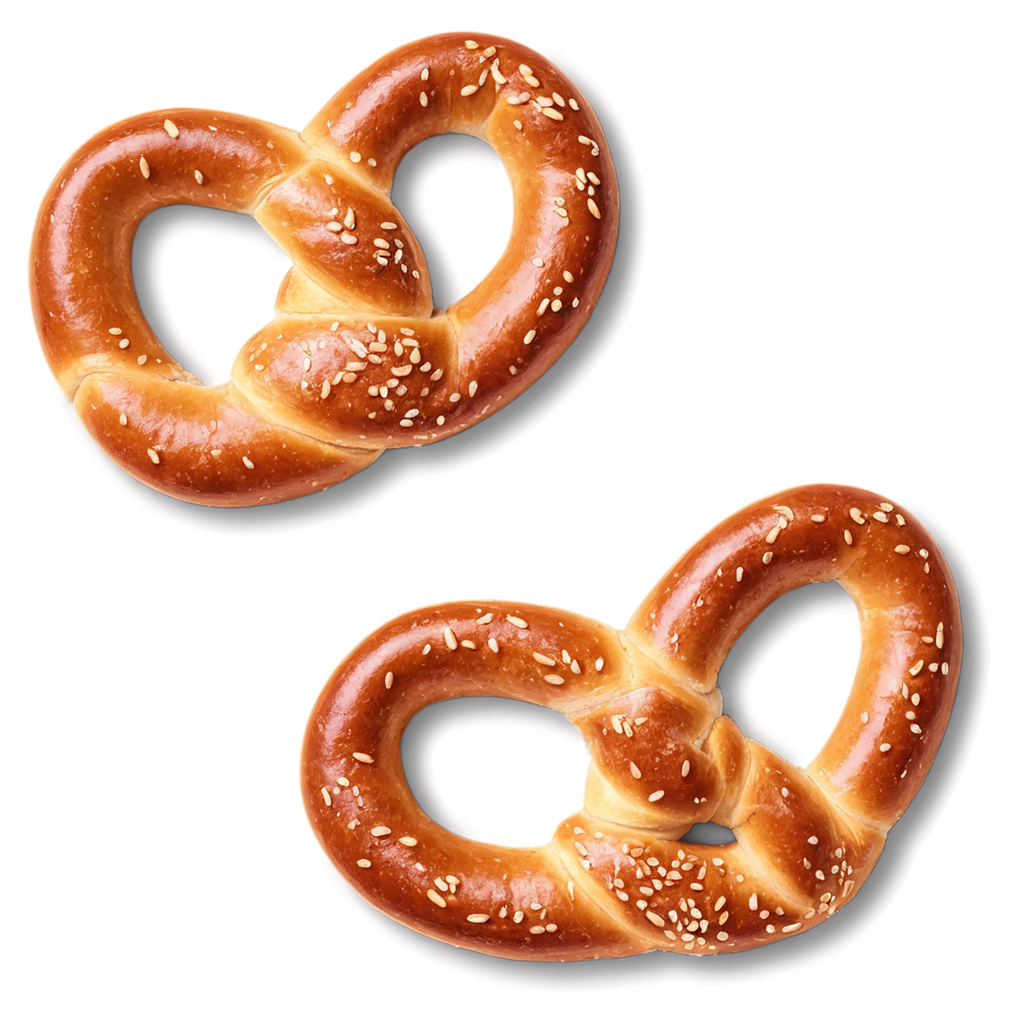 Pretzels snacks isolated on transparent background #9328