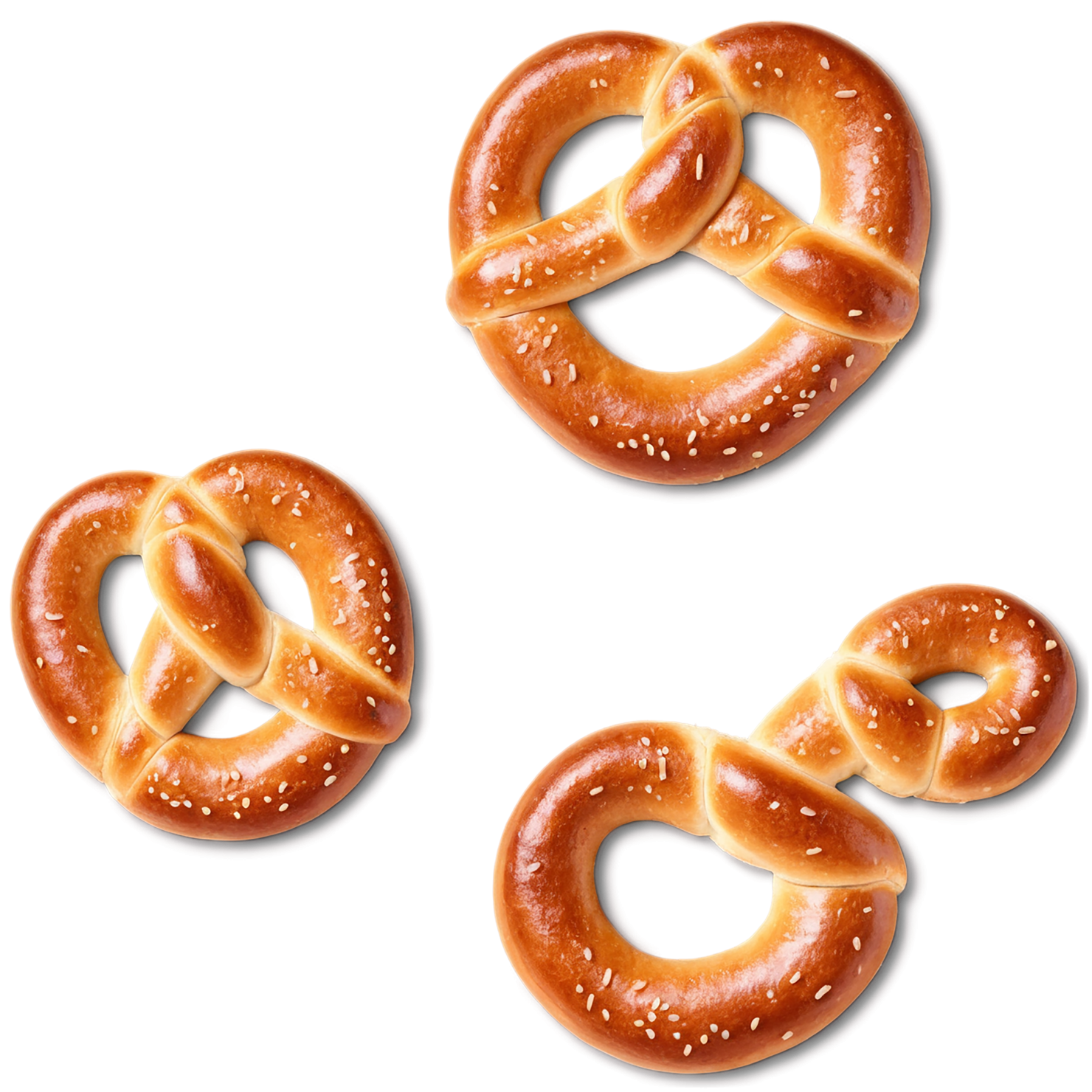 Pretzels snacks isolated on transparent background #9329