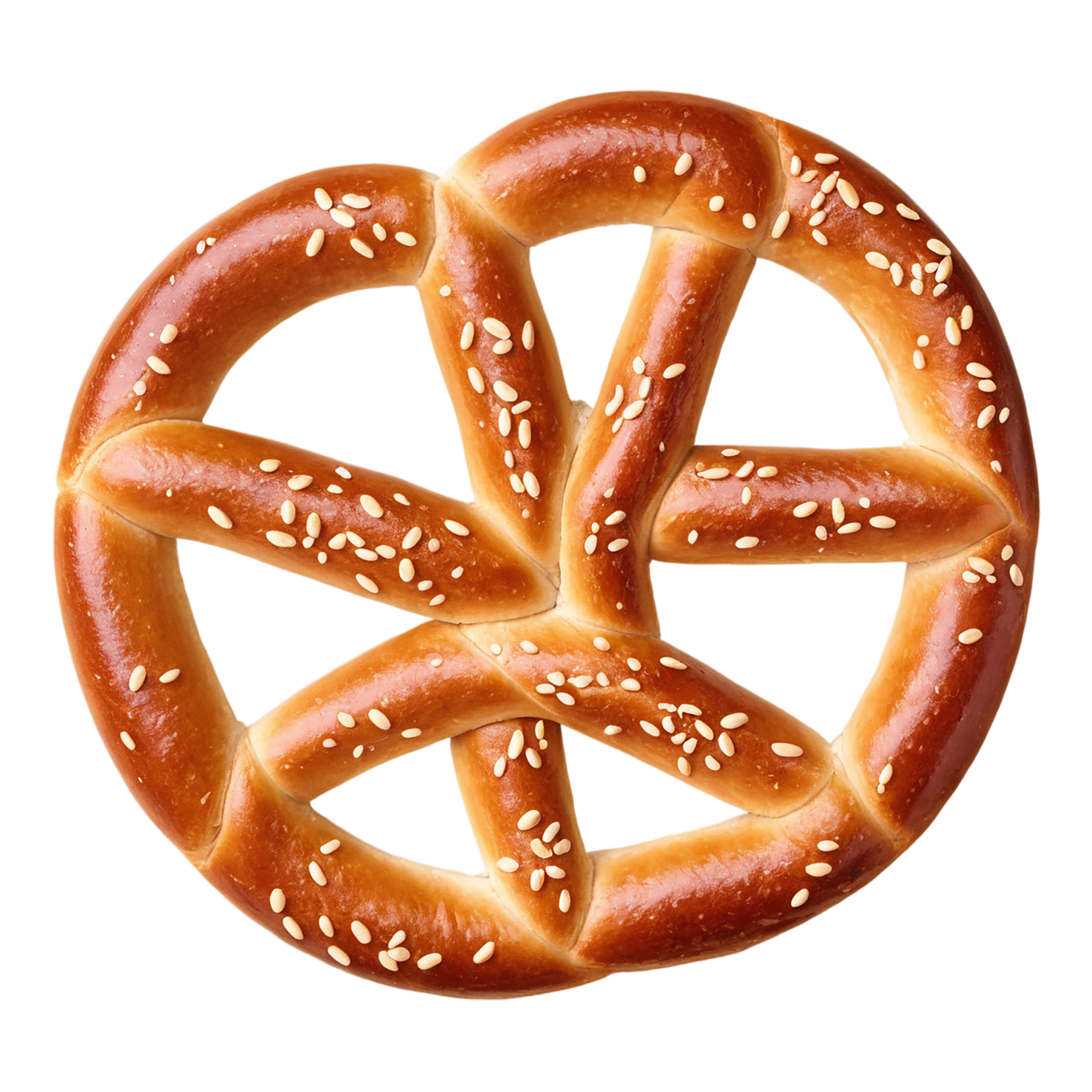 Pretzels snacks isolated on transparent background #9330