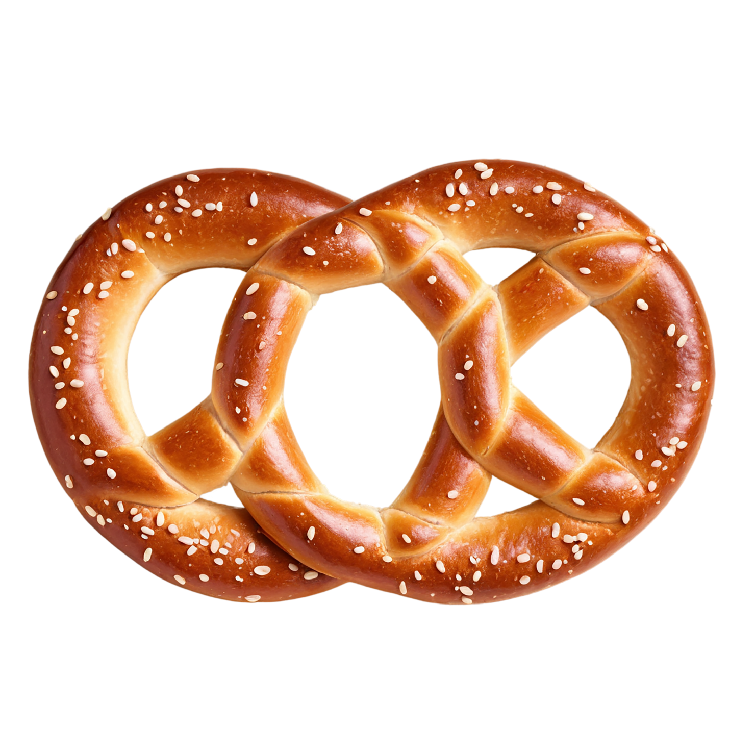 Pretzels snacks isolated on transparent background #9335