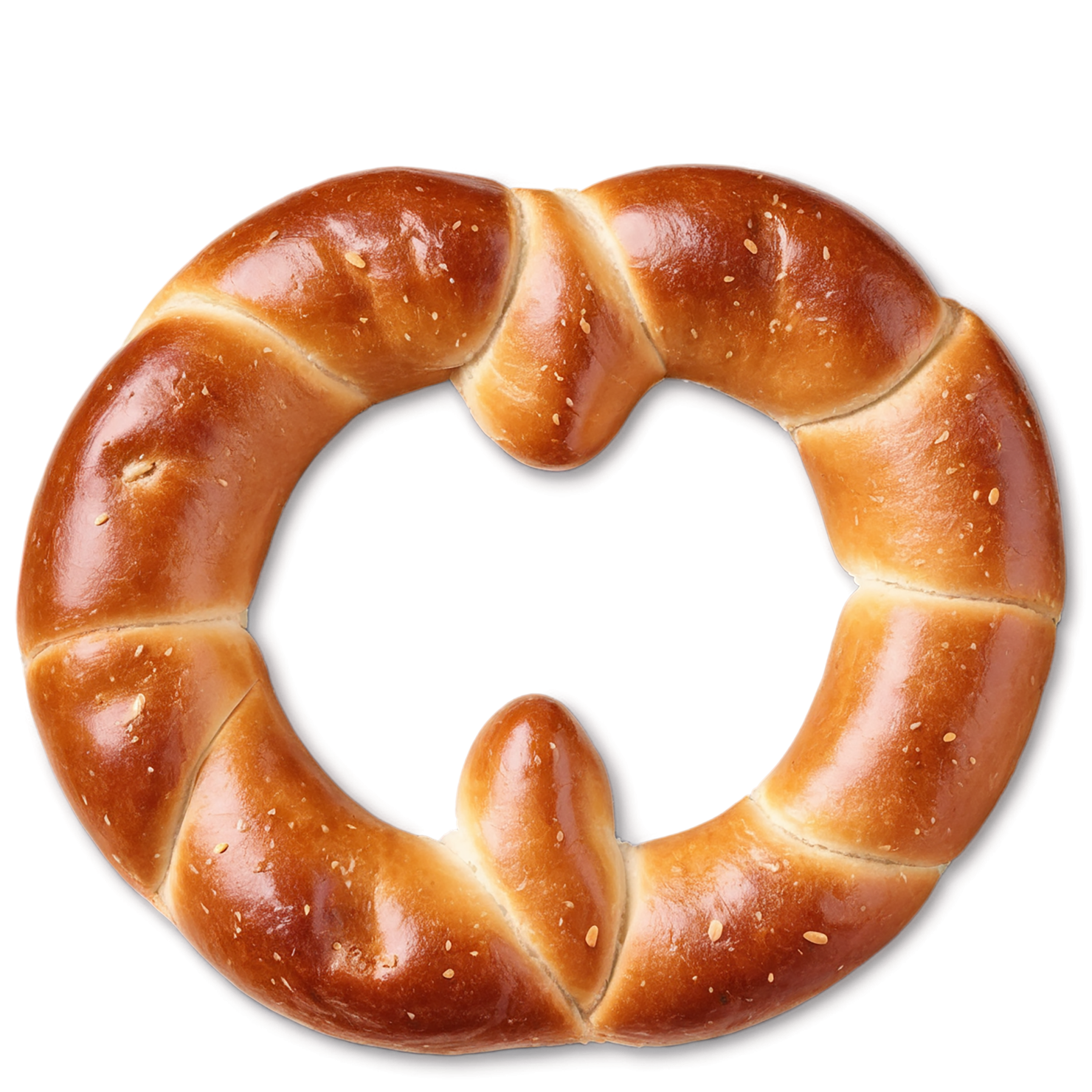 Pretzels snacks isolated on transparent background #9344
