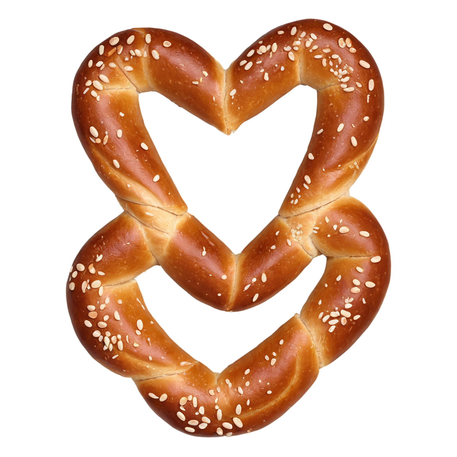Pretzels snacks isolated on transparent background #9347