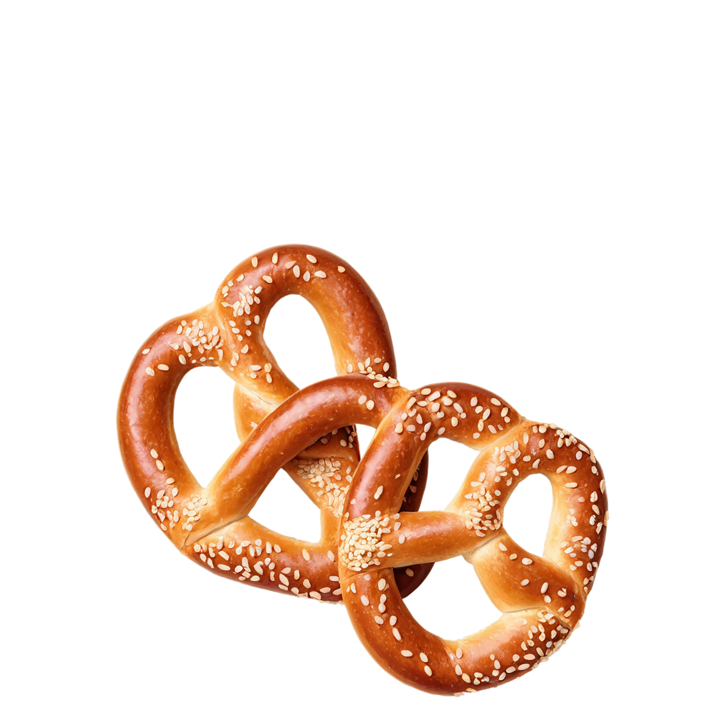 Pretzels snacks isolated on transparent background #9351