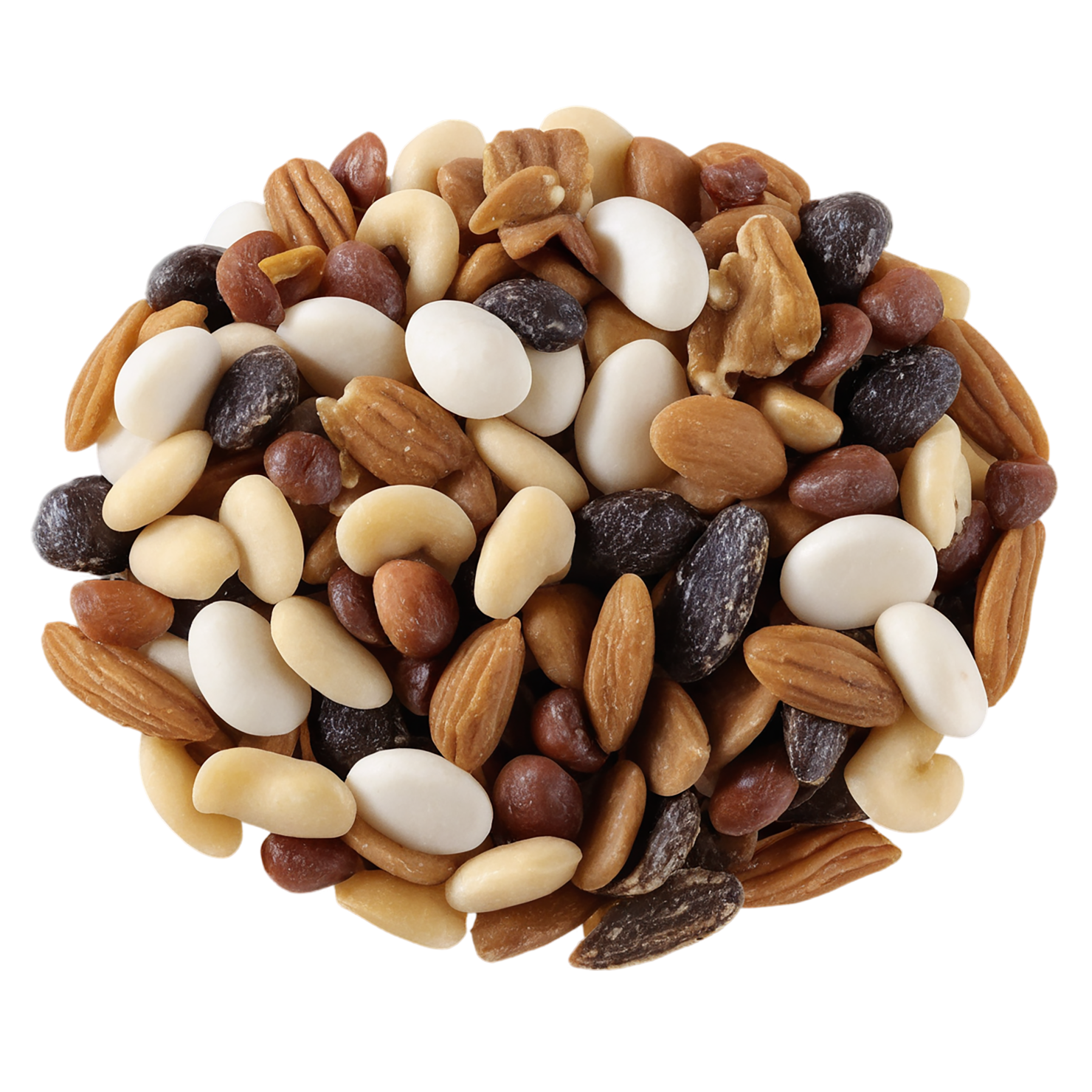 Trail mix snacks isolated on transparent background #9402