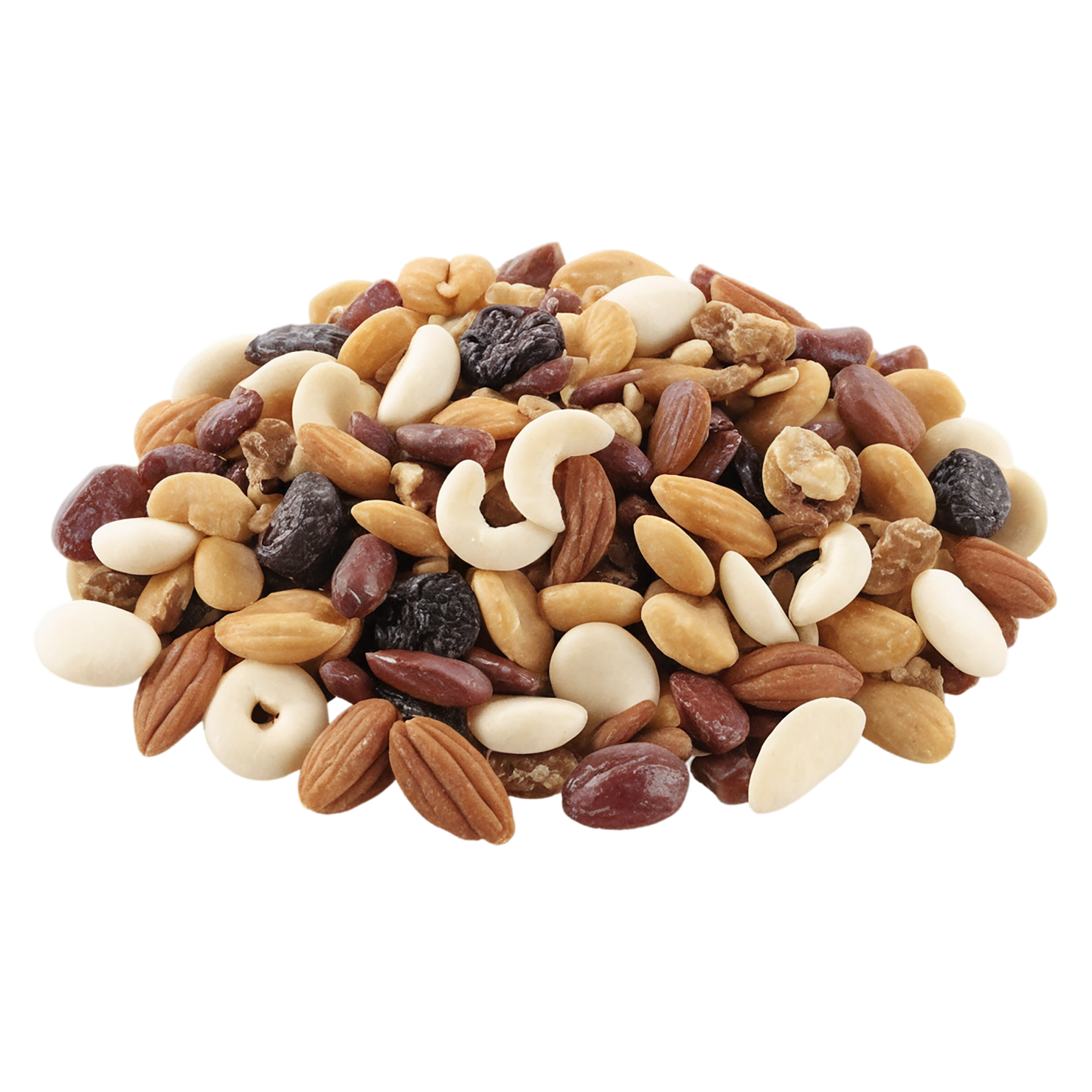 Trail mix snacks isolated on transparent background #9404