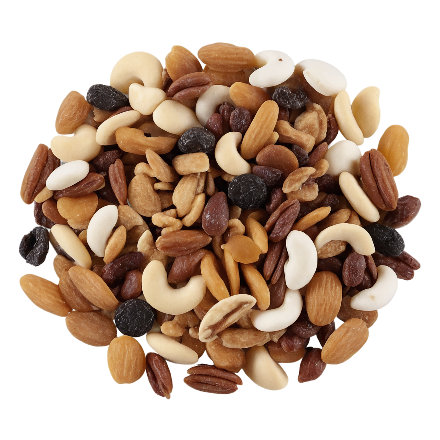Trail mix snacks isolated on transparent background #9406