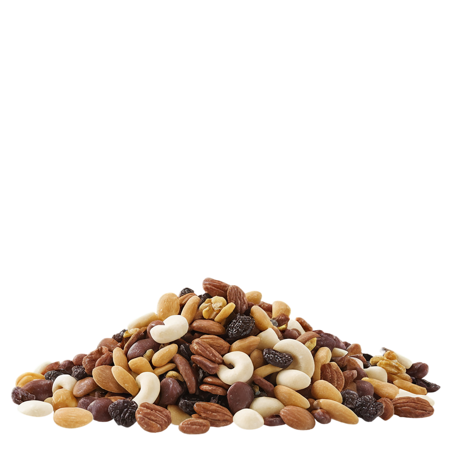 Trail mix snacks isolated on transparent background #9407