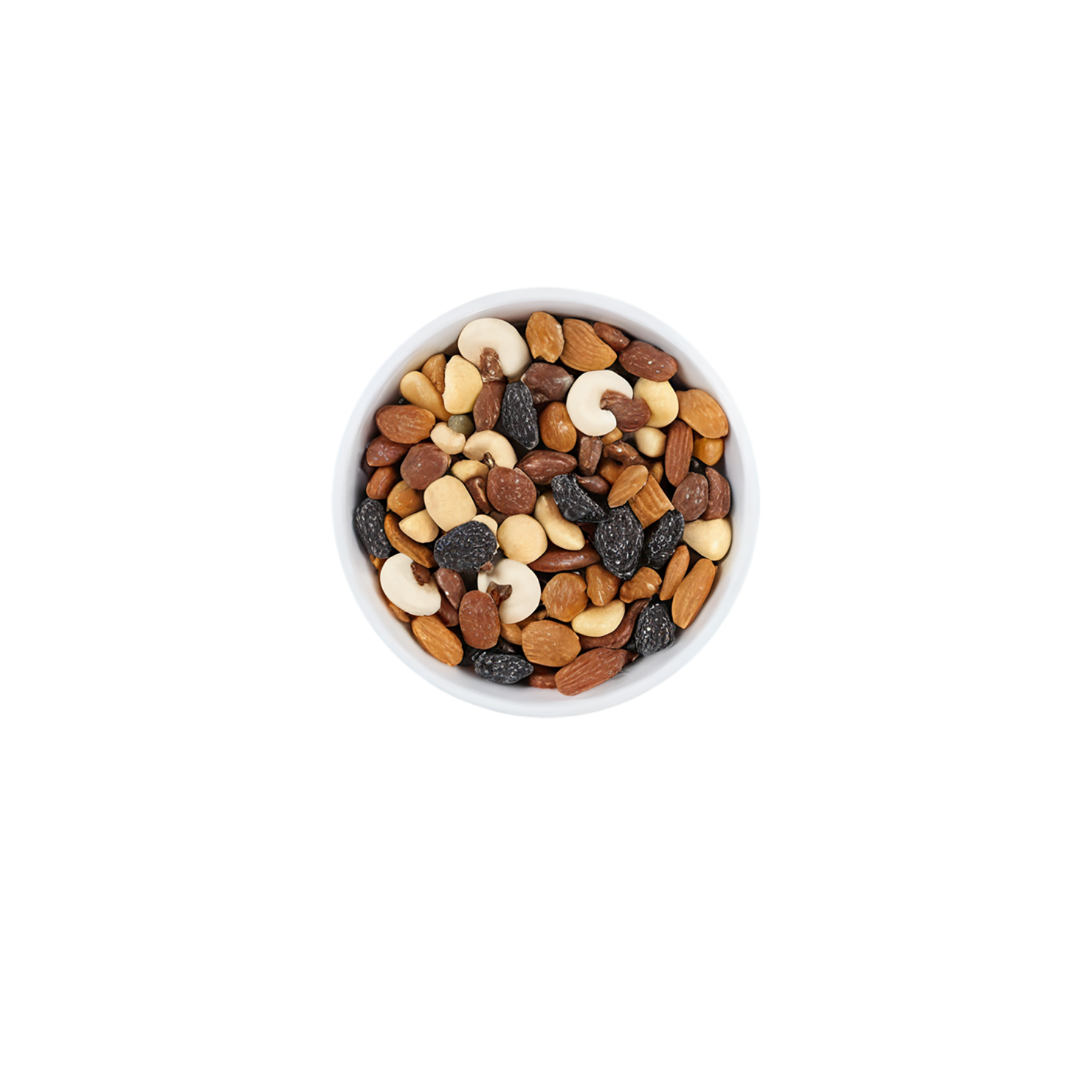 Trail mix snacks isolated on transparent background #9411