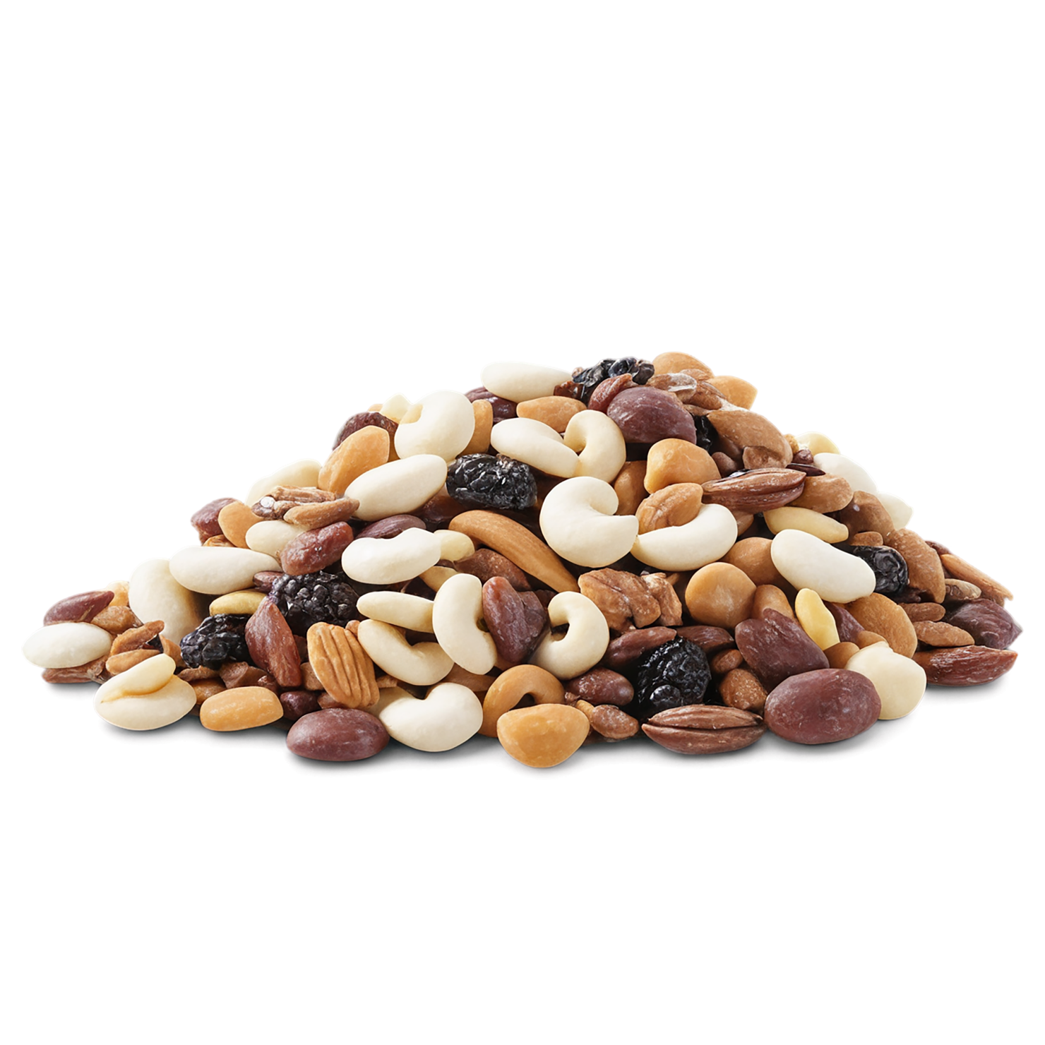 Trail mix snacks isolated on transparent background #9413