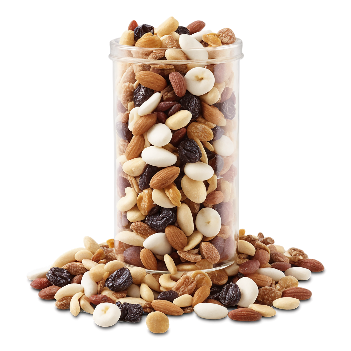 Trail mix snacks isolated on transparent background #9415