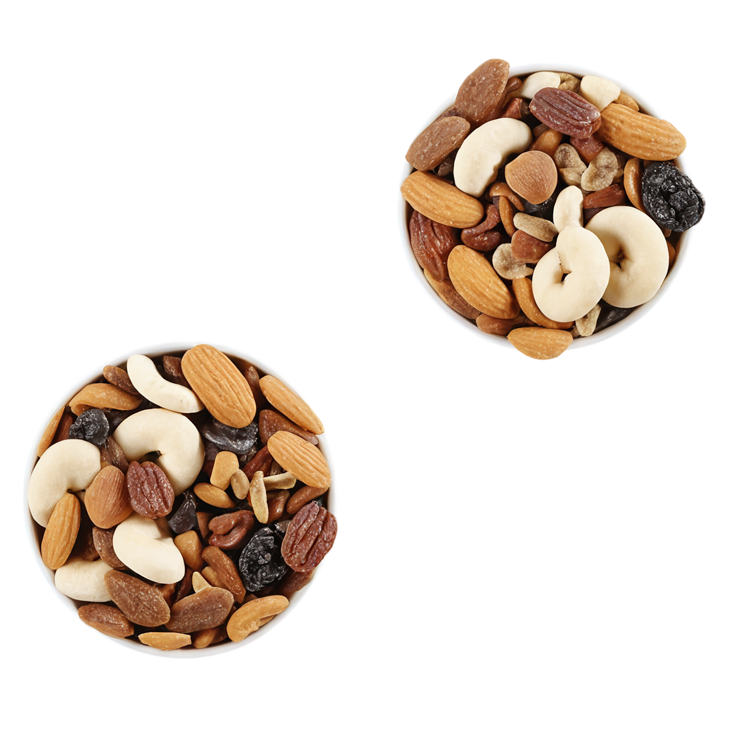 Trail mix snacks isolated on transparent background #9416