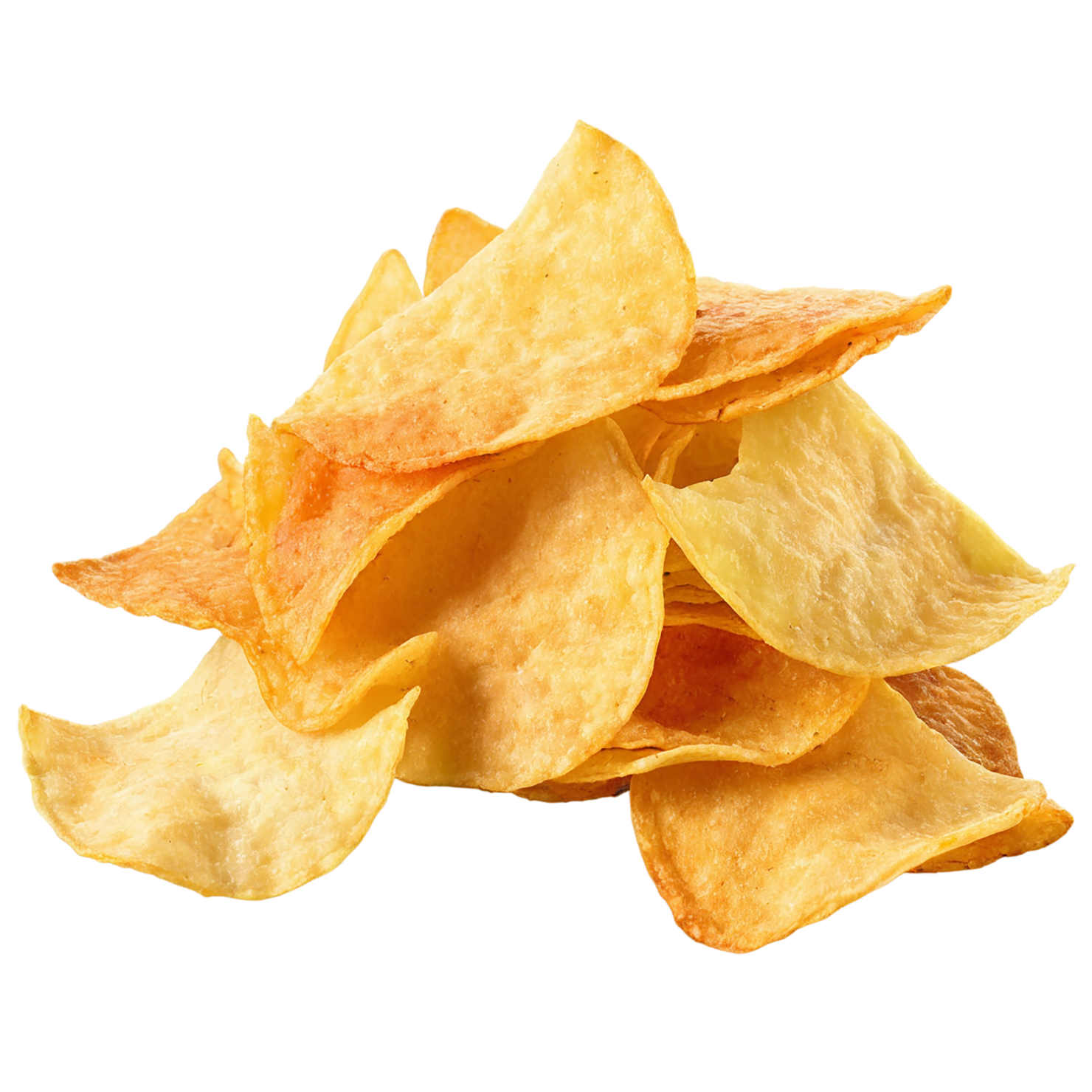 Veggie chips snacks isolated on transparent background #9418