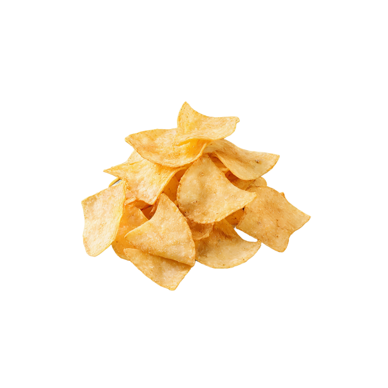 Veggie chips snacks isolated on transparent background #9423
