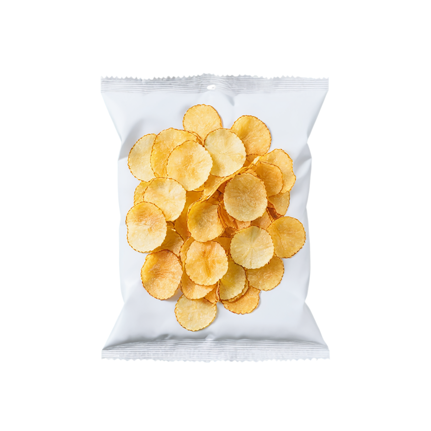 Veggie chips snacks isolated on transparent background #9426
