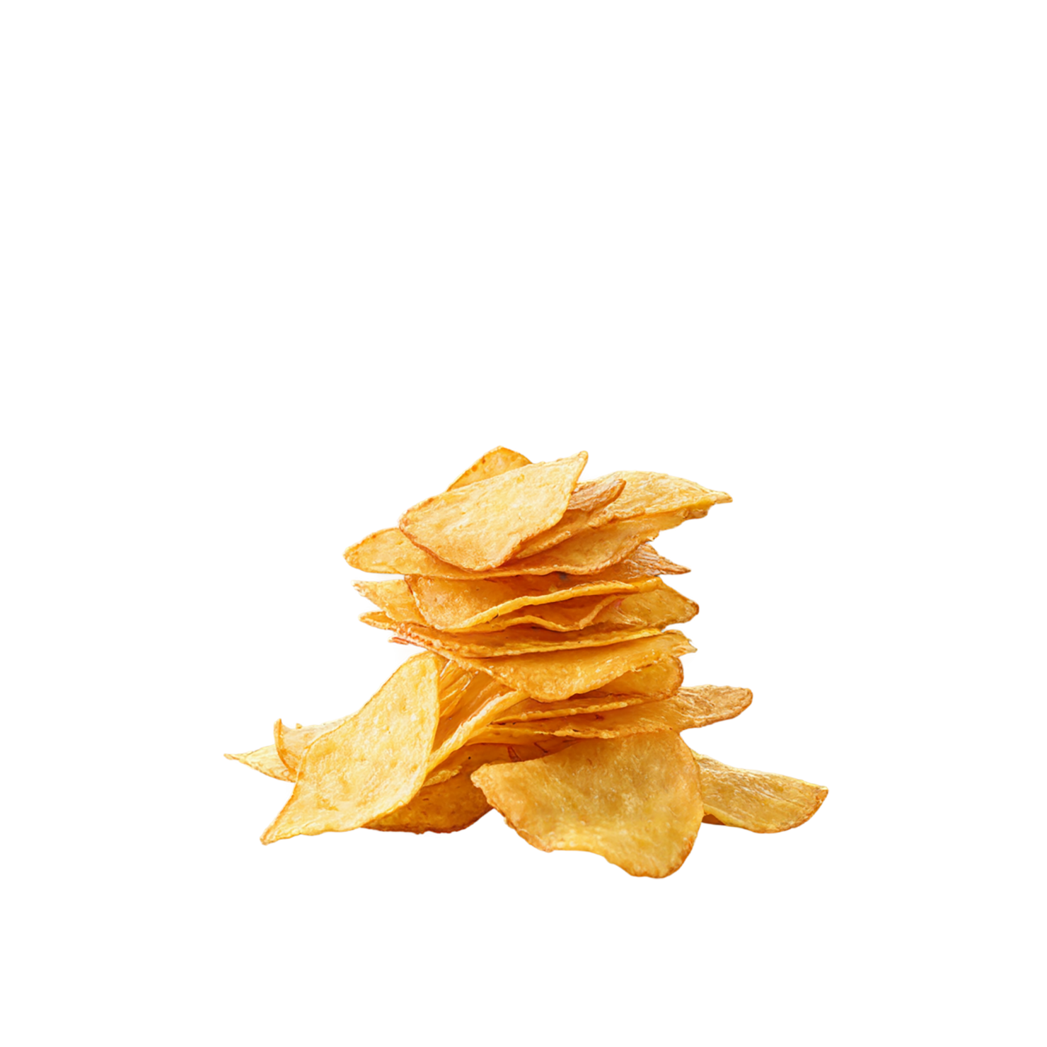 Veggie chips snacks isolated on transparent background #9427