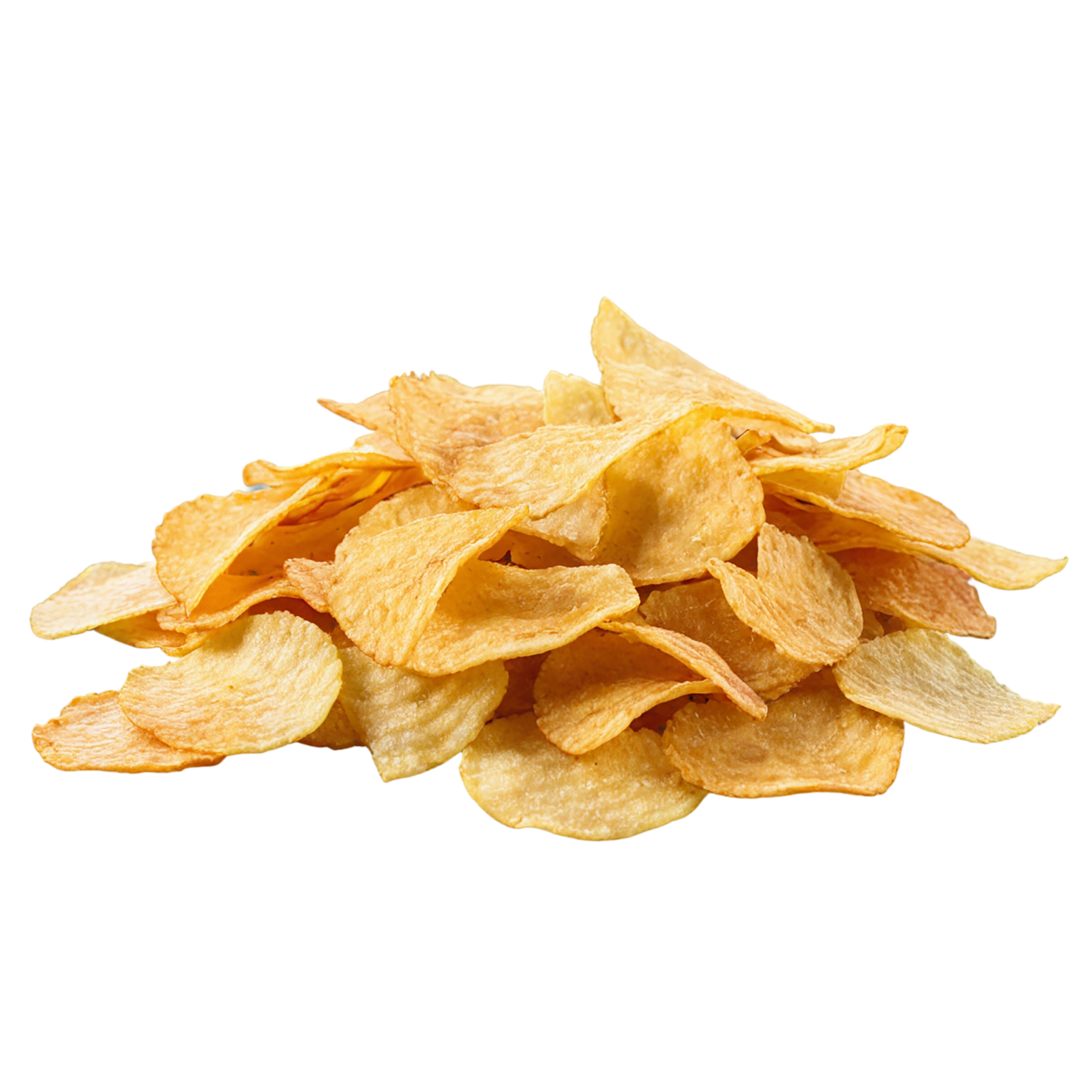 Veggie chips snacks isolated on transparent background #9431