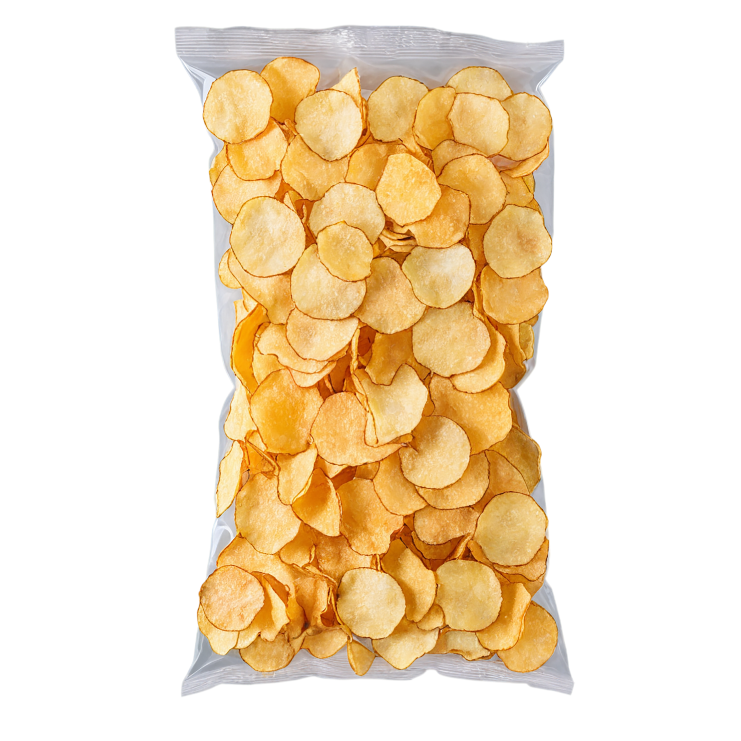 Veggie chips snacks isolated on transparent background #9436