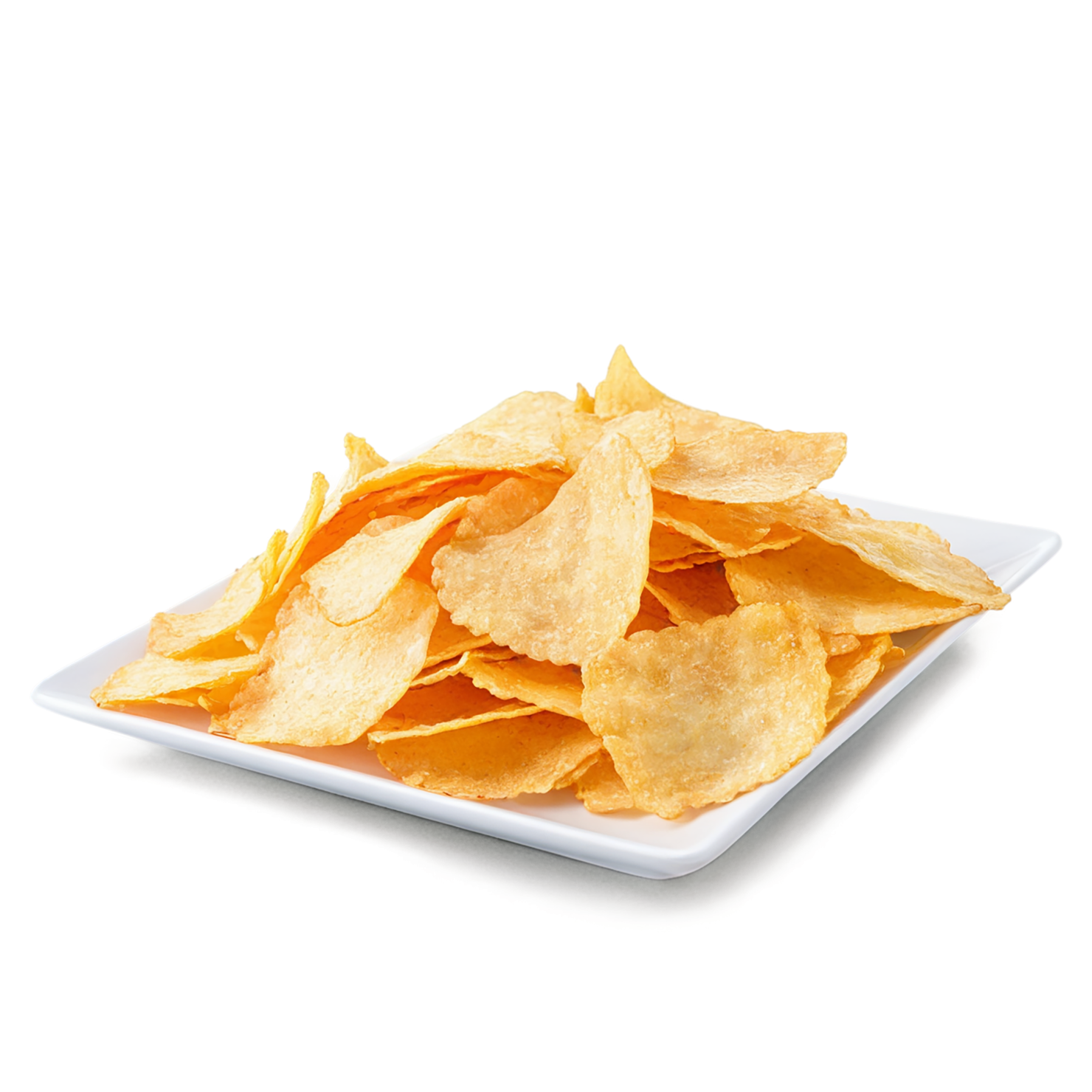 Veggie chips snacks isolated on transparent background #9437