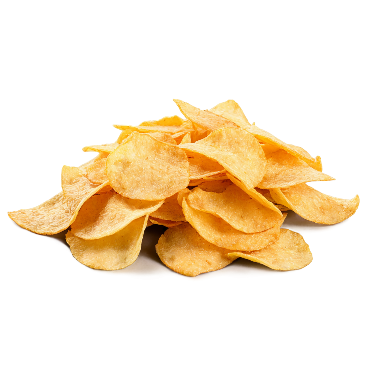 Veggie chips snacks isolated on transparent background #9441