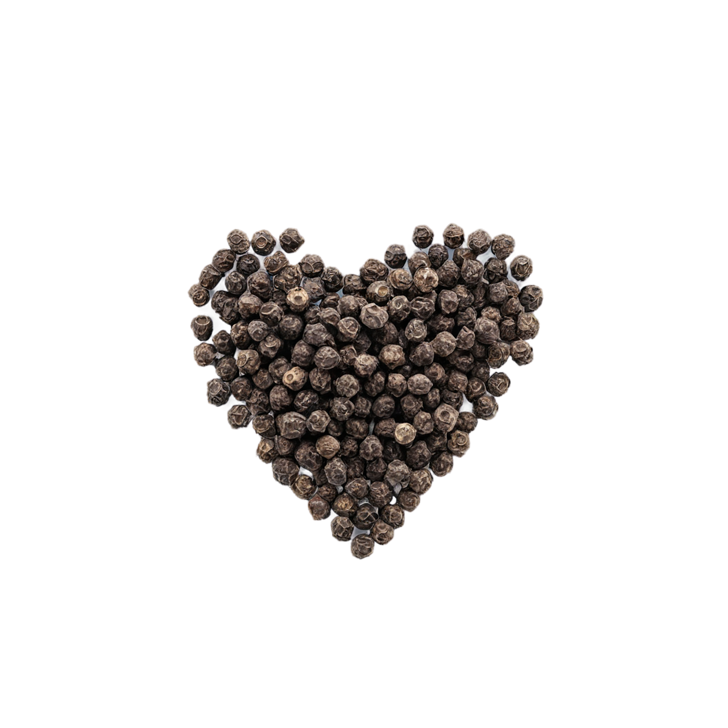 Black pepper spices isolated on transparent background #9509