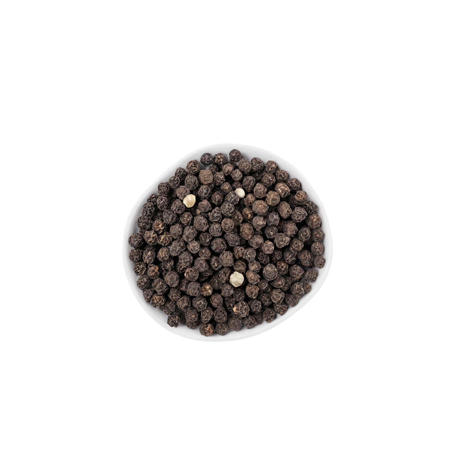 Black pepper spices isolated on transparent background #9524