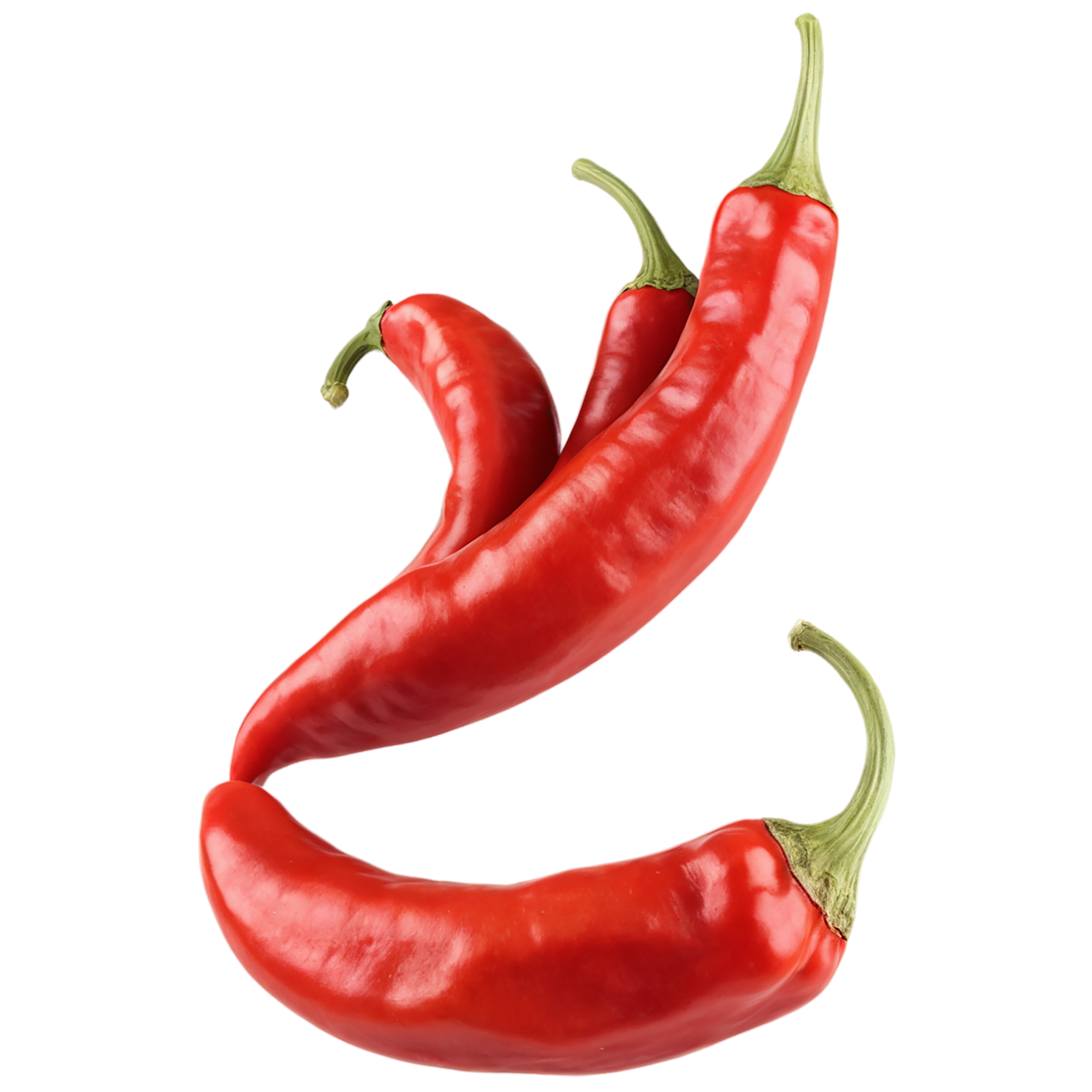 Cayenne pepper spices isolated on transparent background #9562