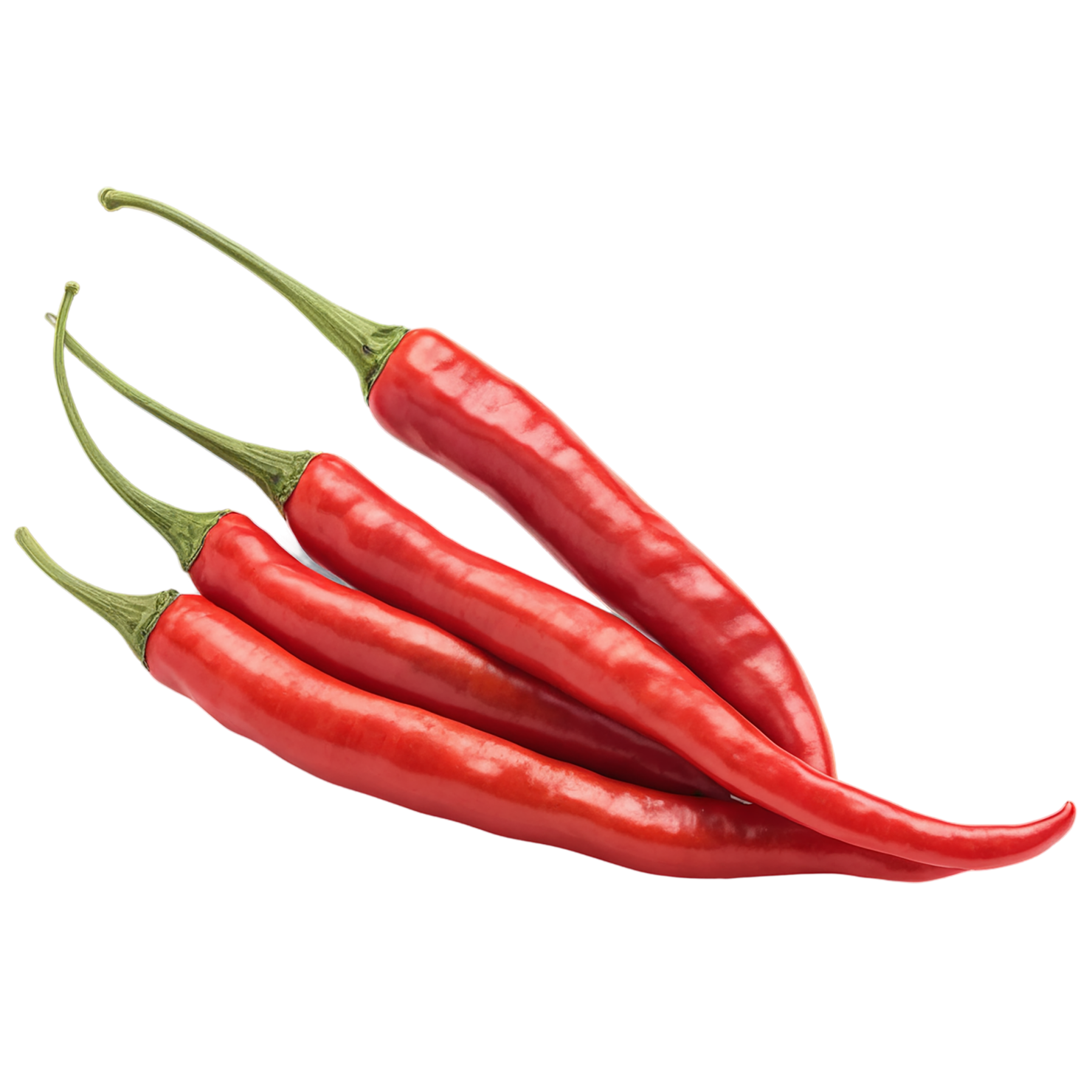 Cayenne pepper spices isolated on transparent background #9563