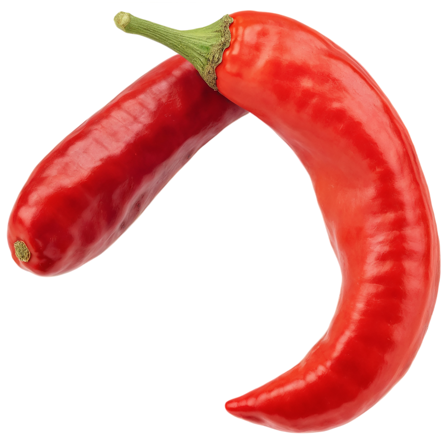 Cayenne pepper spices isolated on transparent background #9565