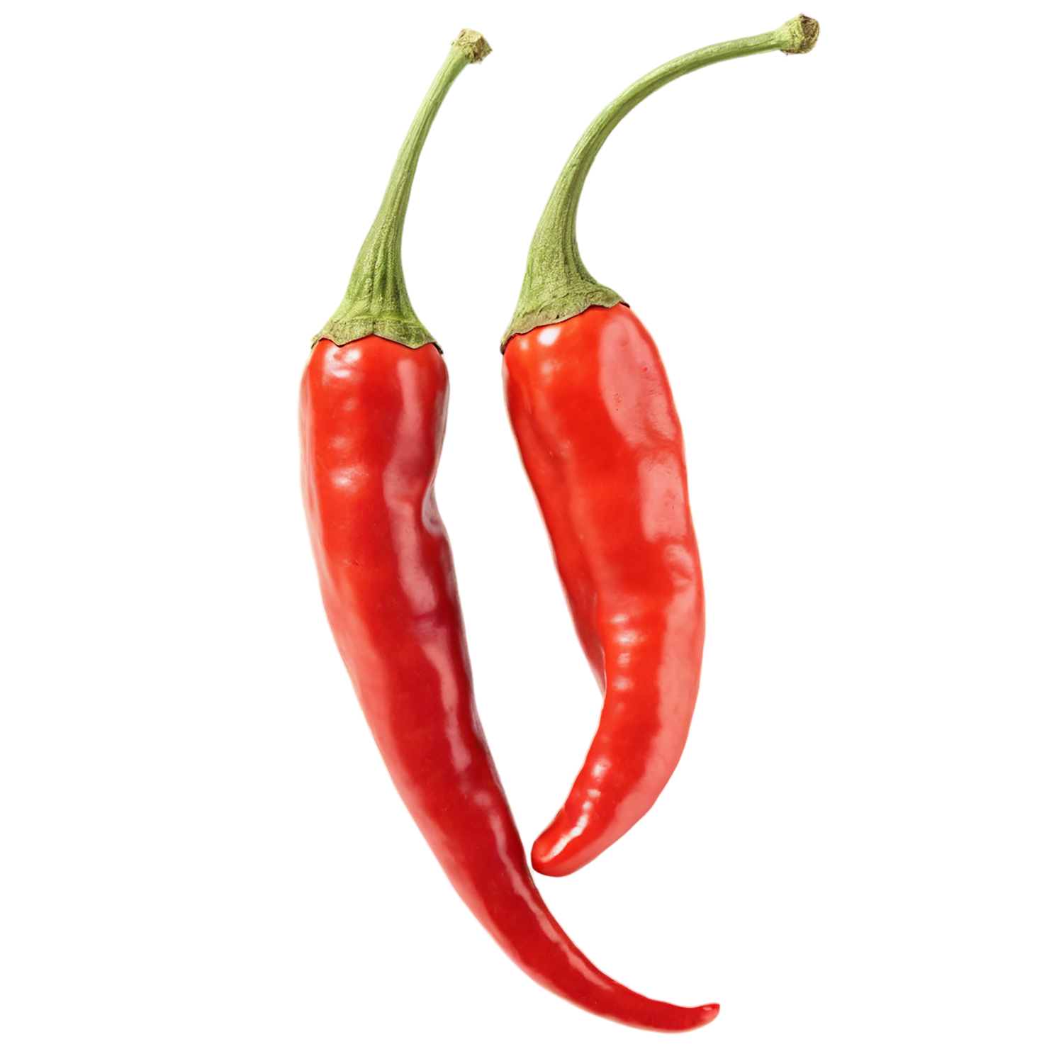 Cayenne pepper spices isolated on transparent background #9568