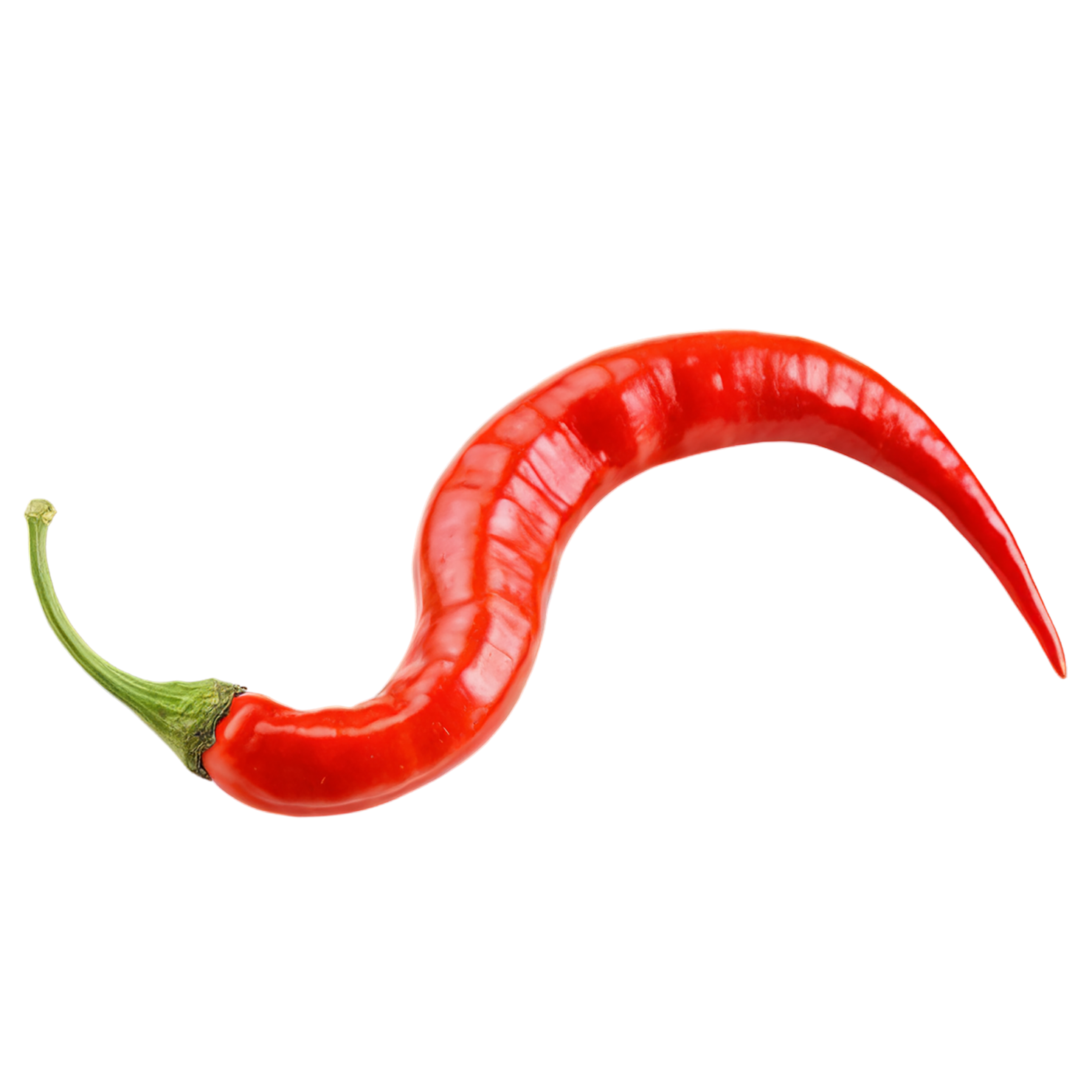 Cayenne pepper spices isolated on transparent background #9574
