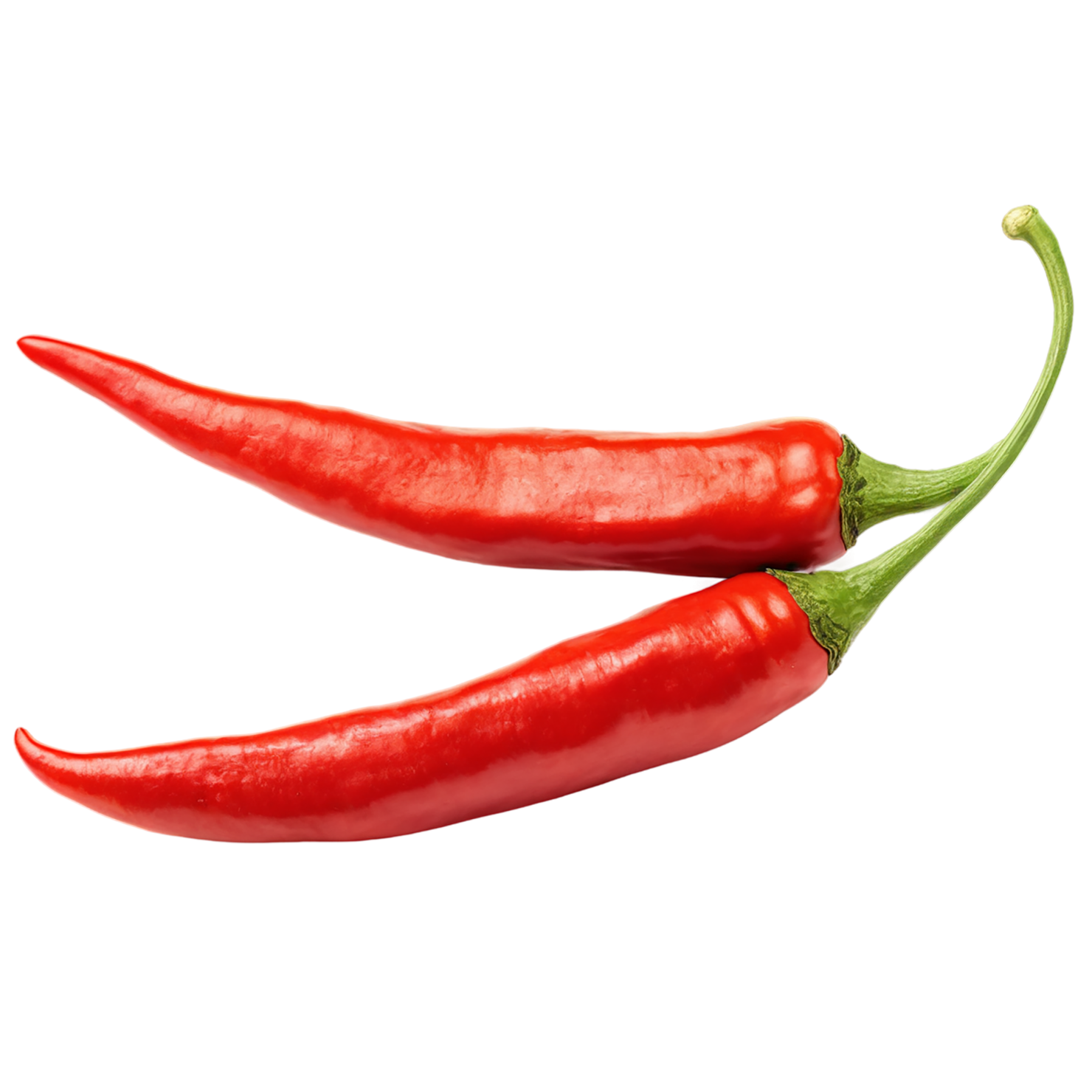 Cayenne pepper spices isolated on transparent background #9576