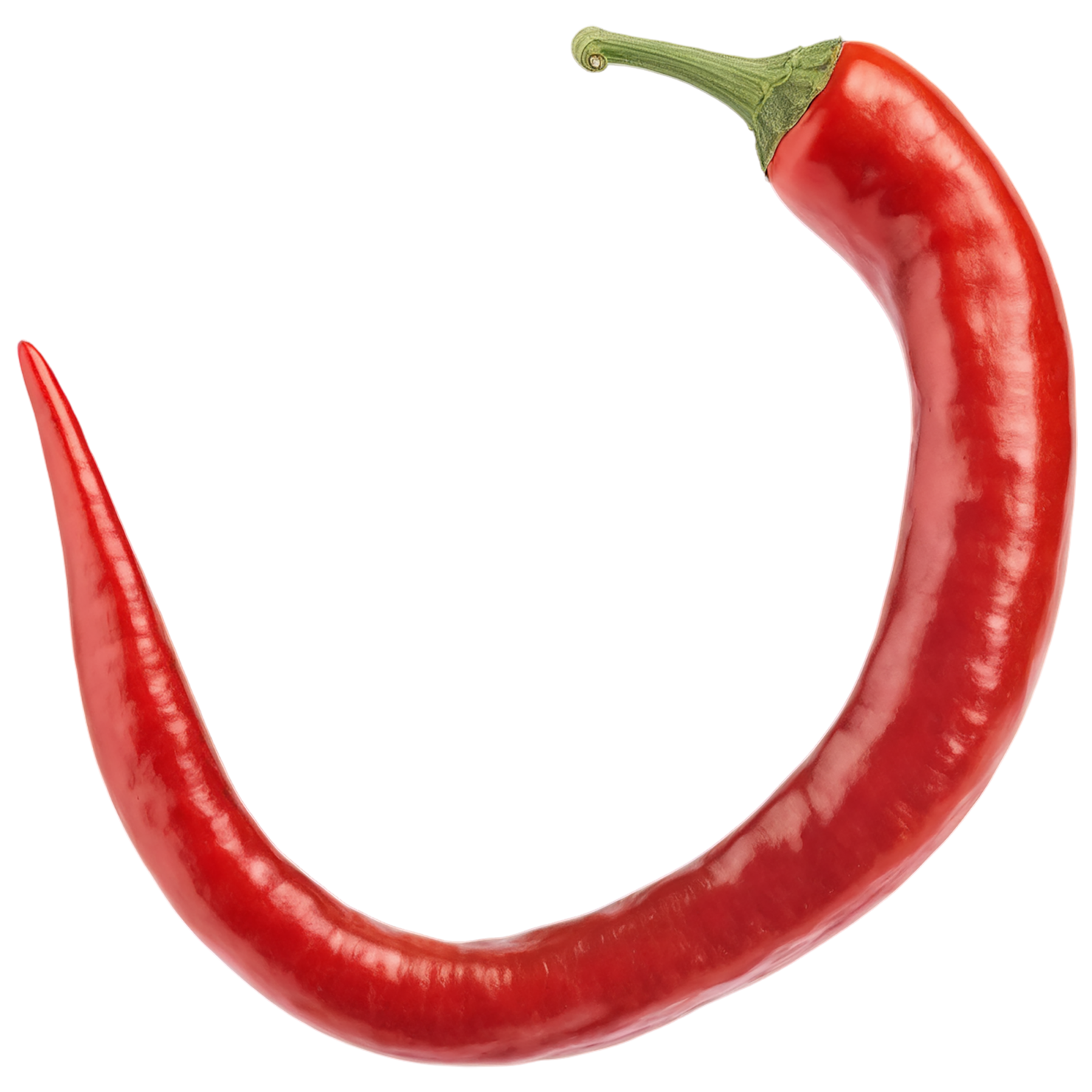 Cayenne pepper spices isolated on transparent background #9579