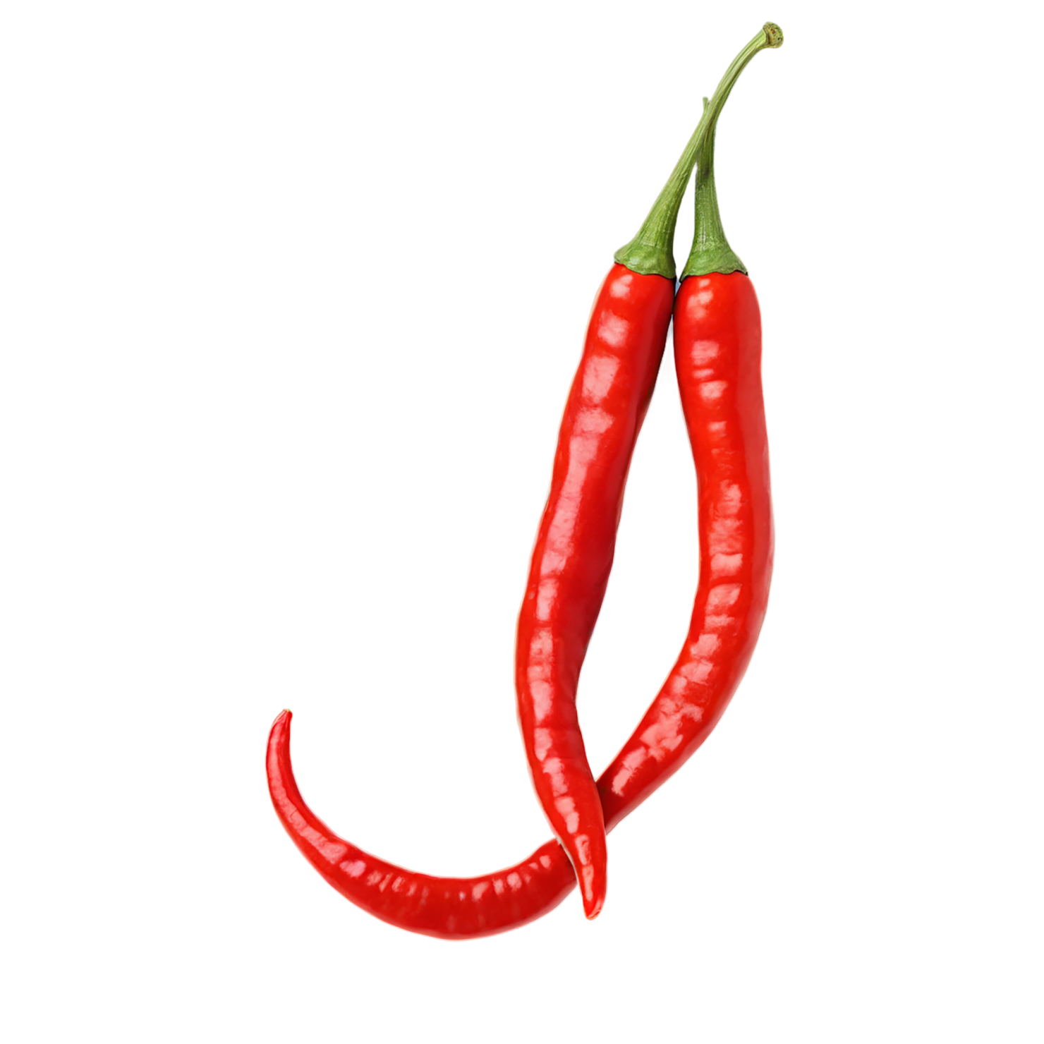 Cayenne pepper spices isolated on transparent background #9580