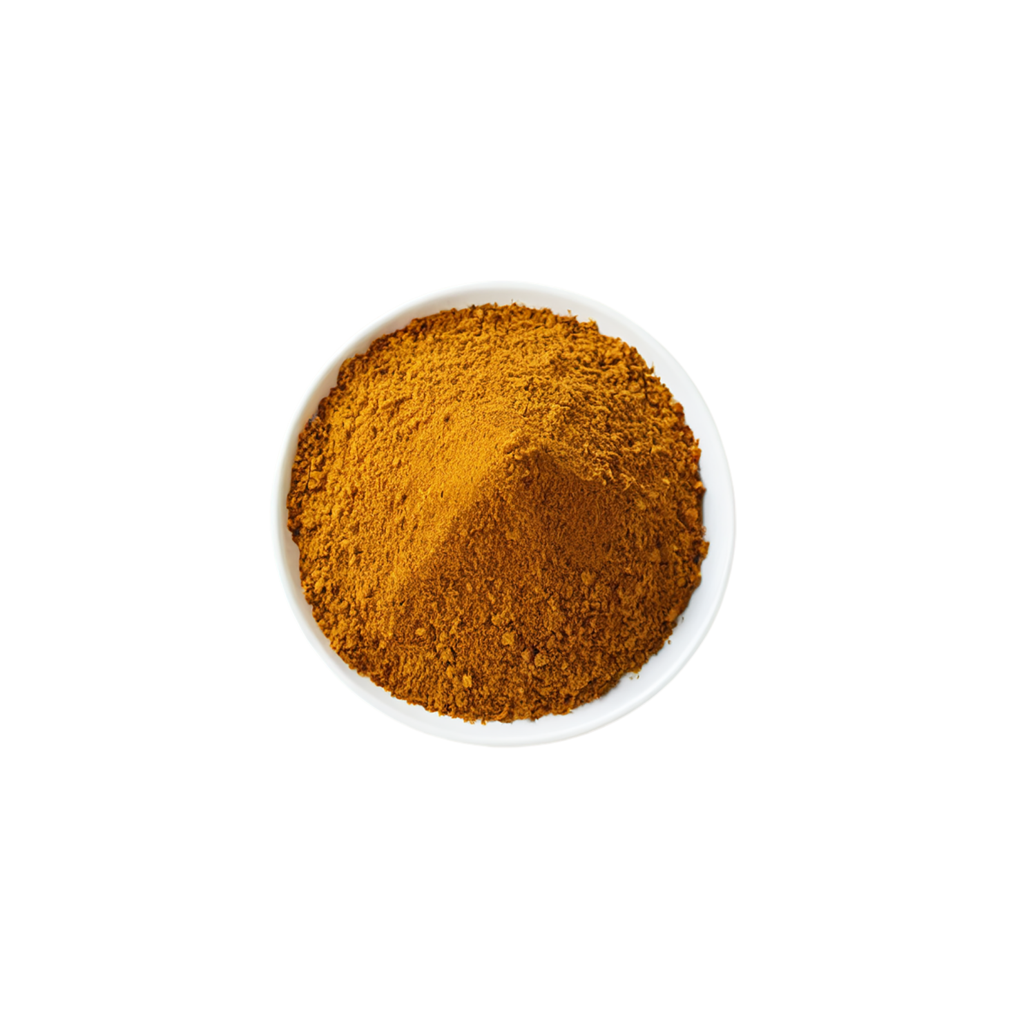Curry powder spices isolated on transparent background #9747