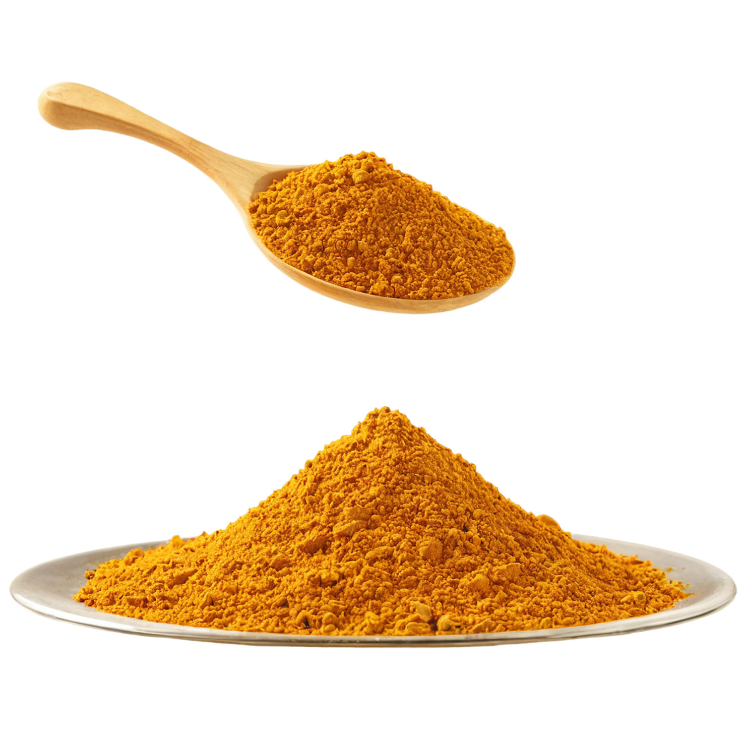 Curry powder spices isolated on transparent background #9748