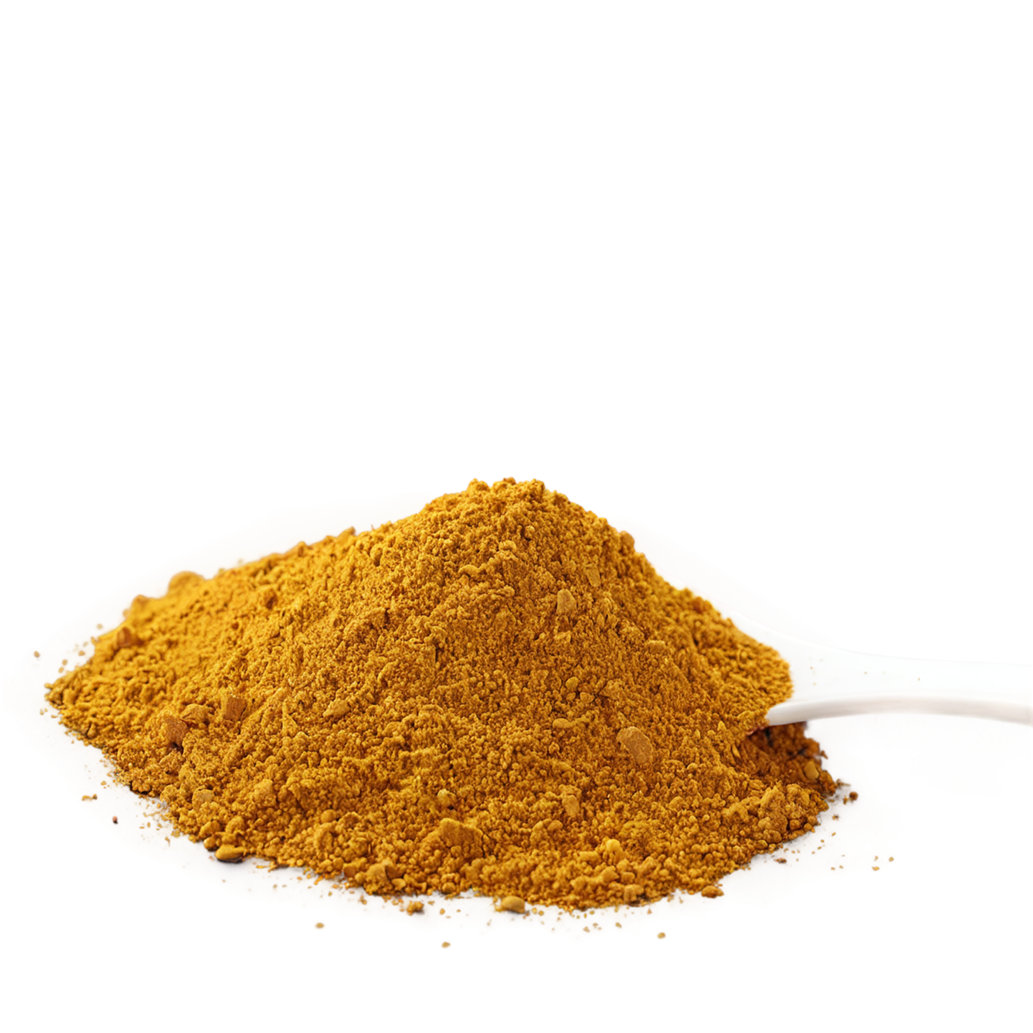 Curry powder spices isolated on transparent background #9757
