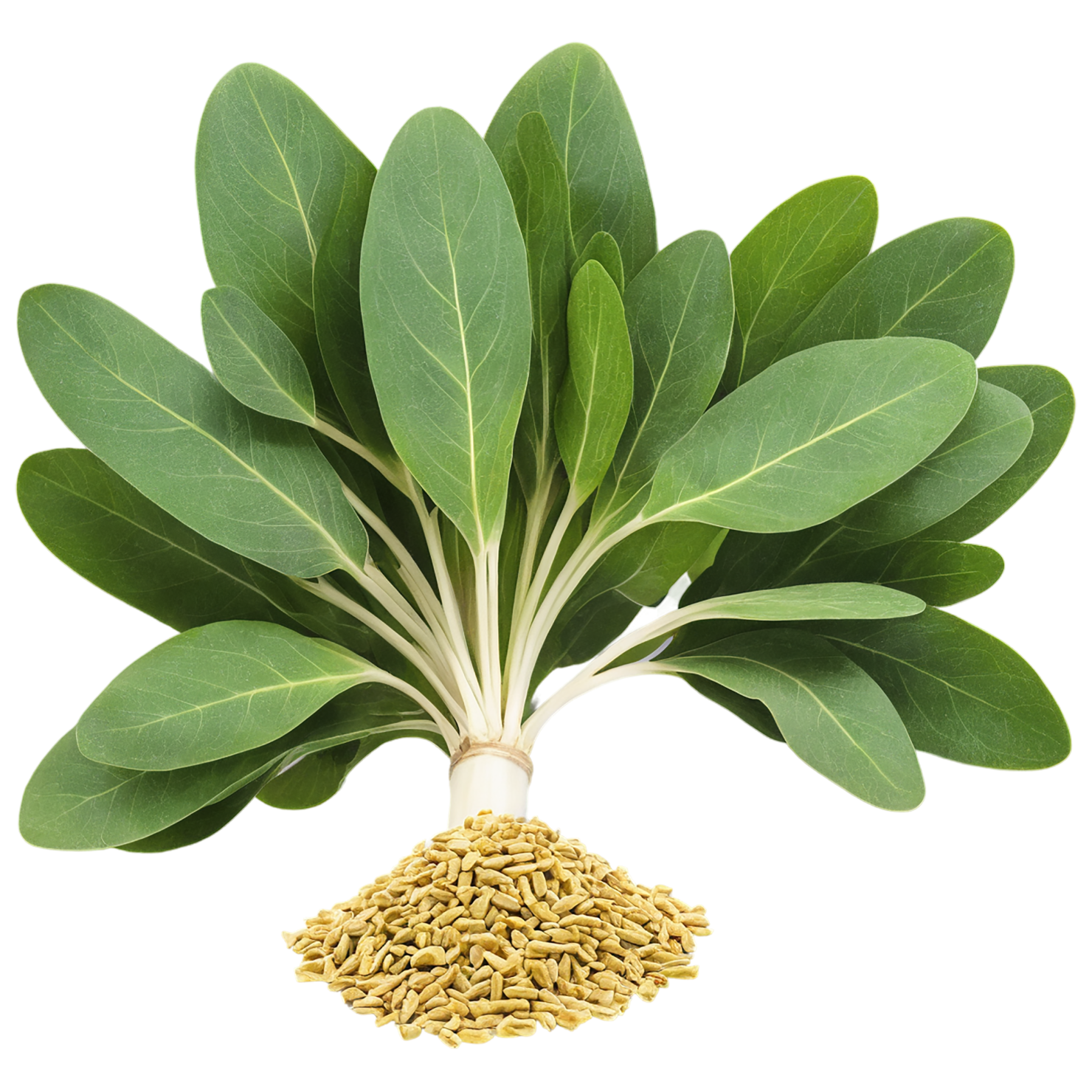 Fenugreek spices isolated on transparent background #9774
