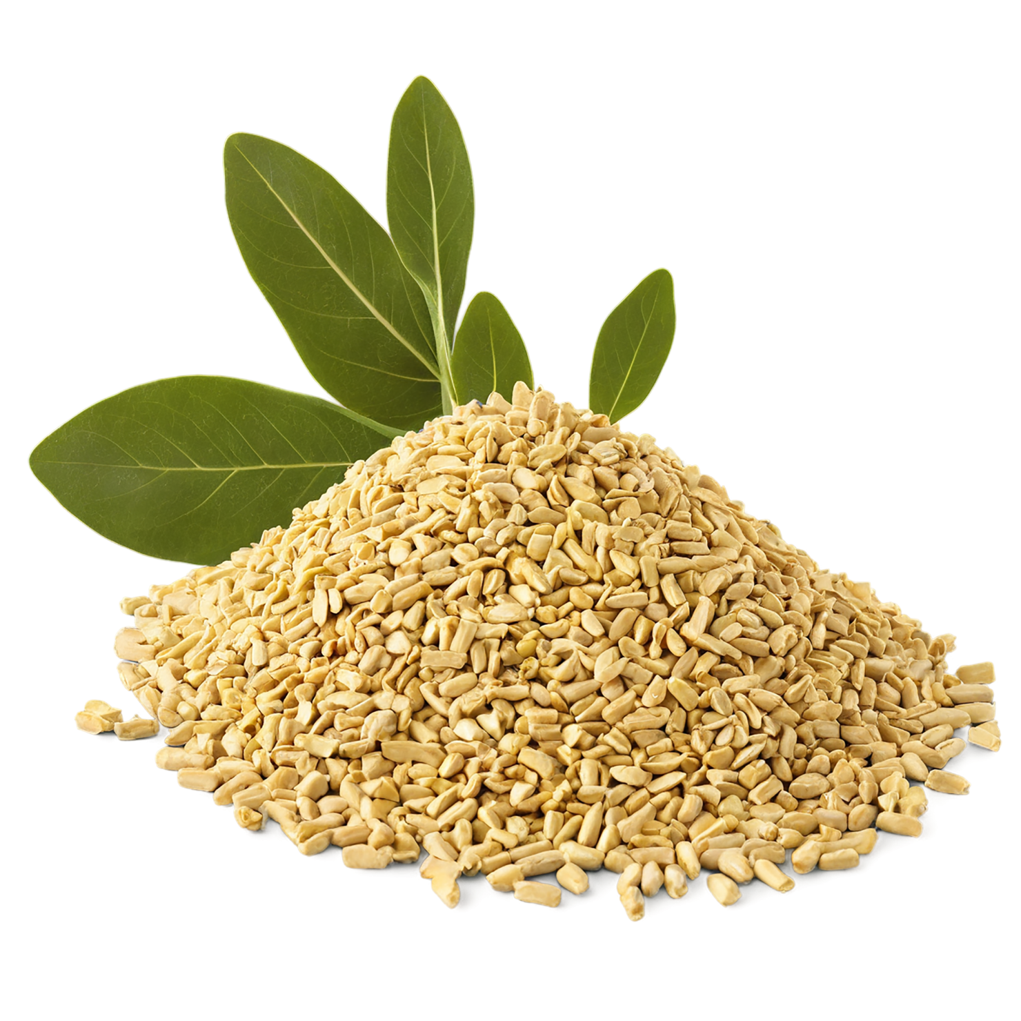 Fenugreek spices isolated on transparent background #9779