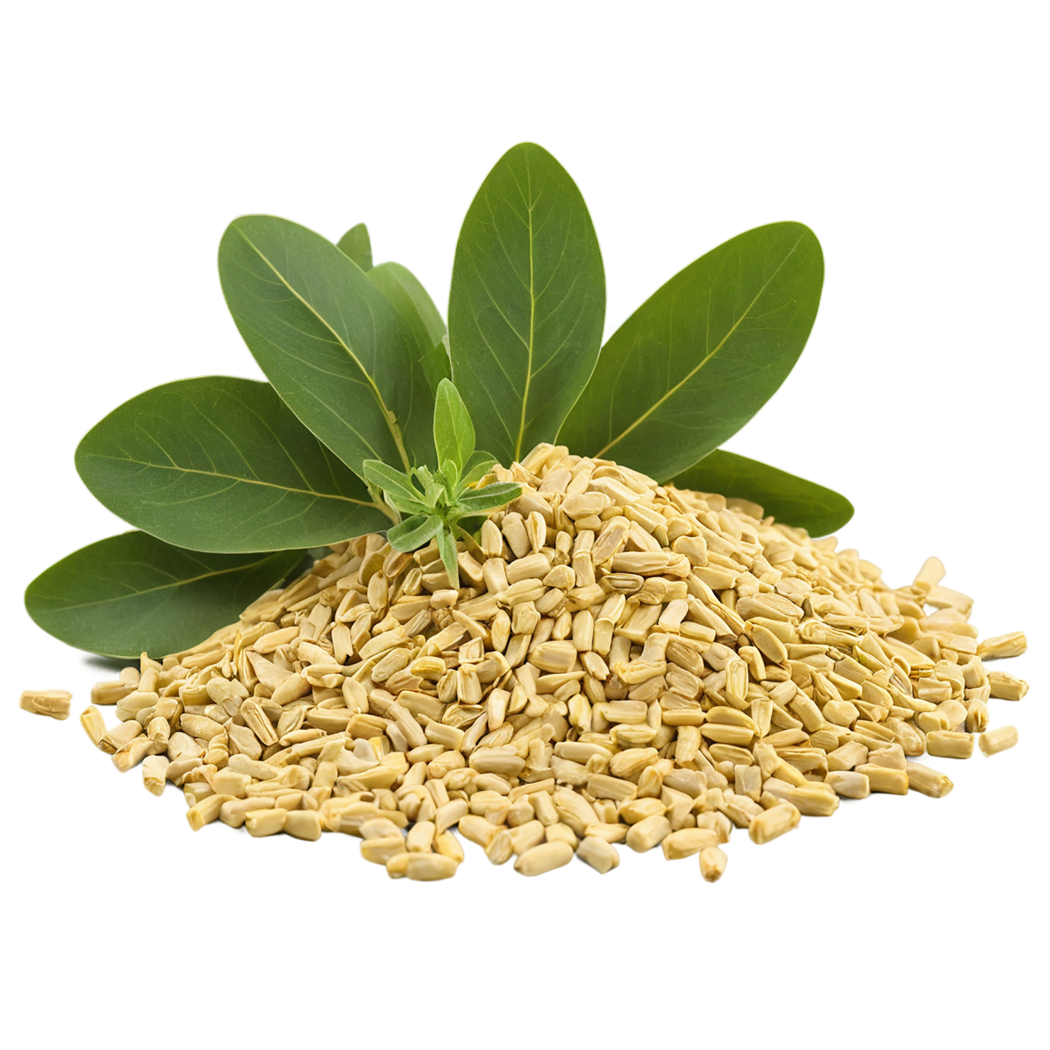 Fenugreek spices isolated on transparent background #9782