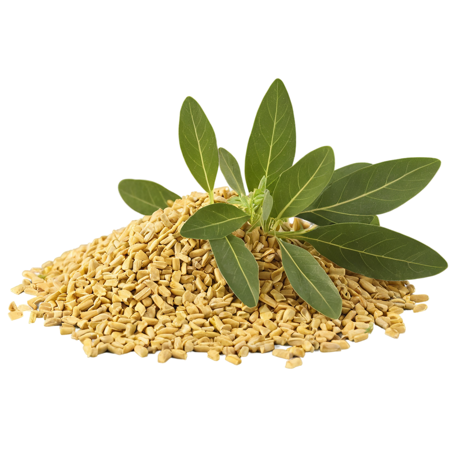 Fenugreek spices isolated on transparent background #9790