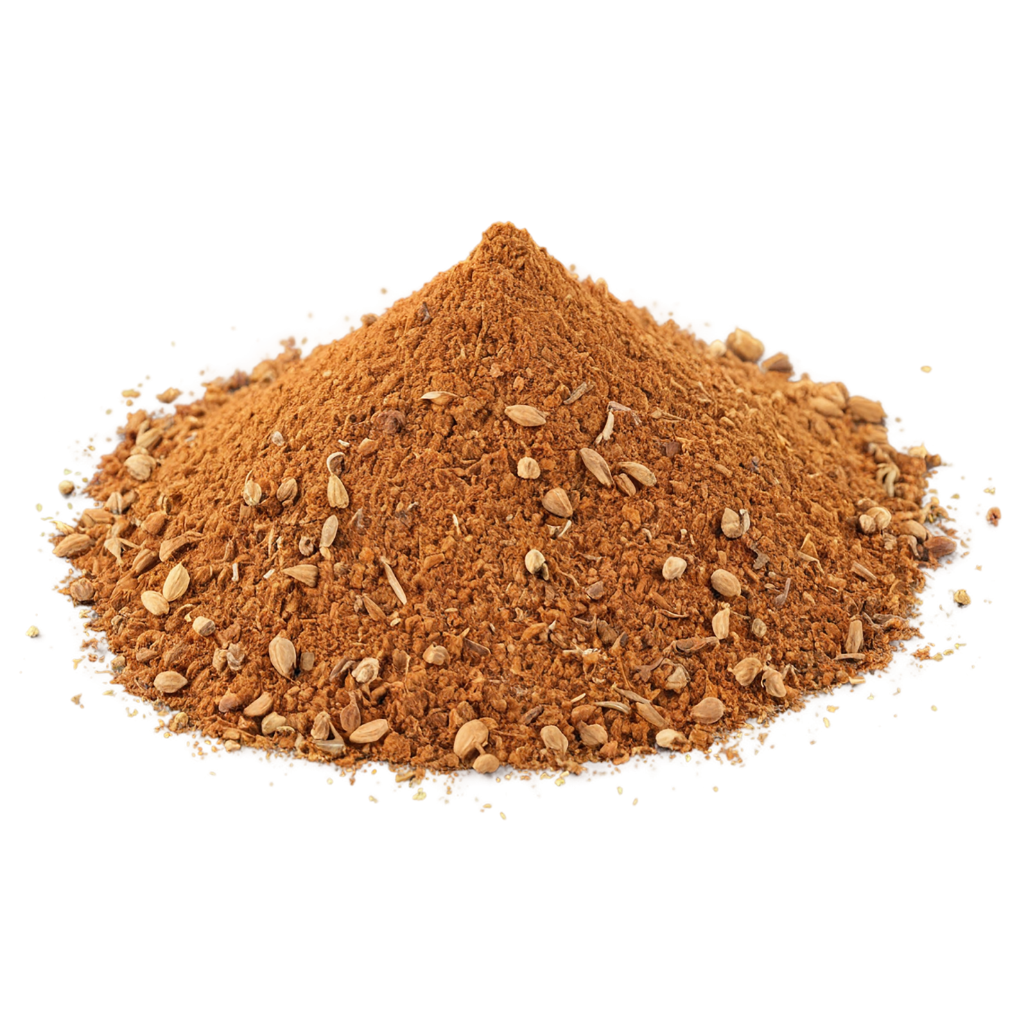 Garam masala spices isolated on transparent background #9809