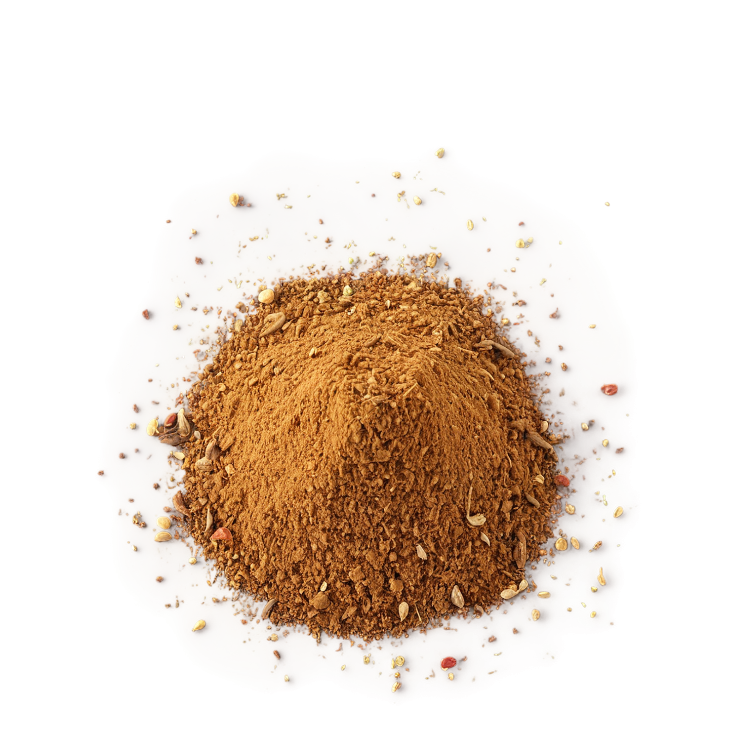 Garam masala spices isolated on transparent background #9811