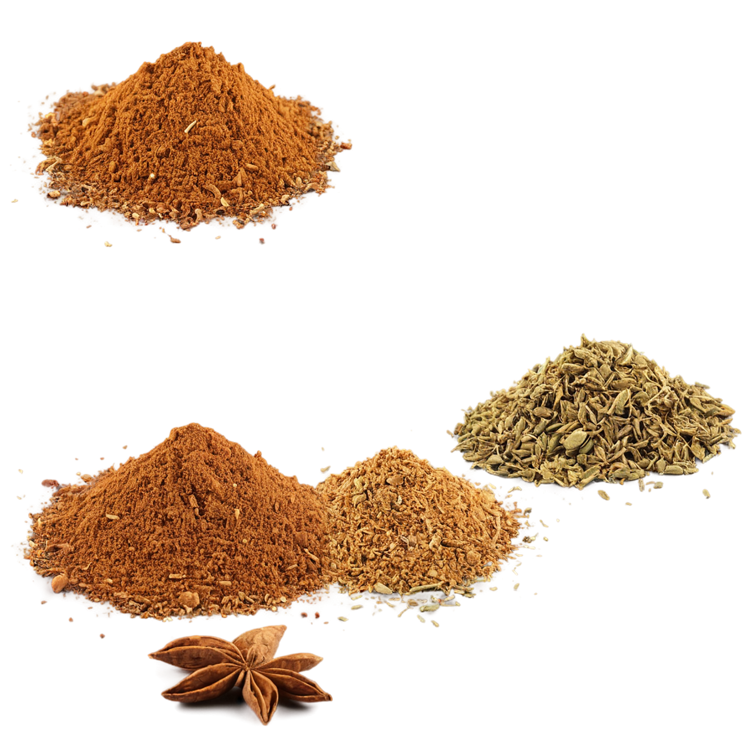 Garam masala spices isolated on transparent background #9814